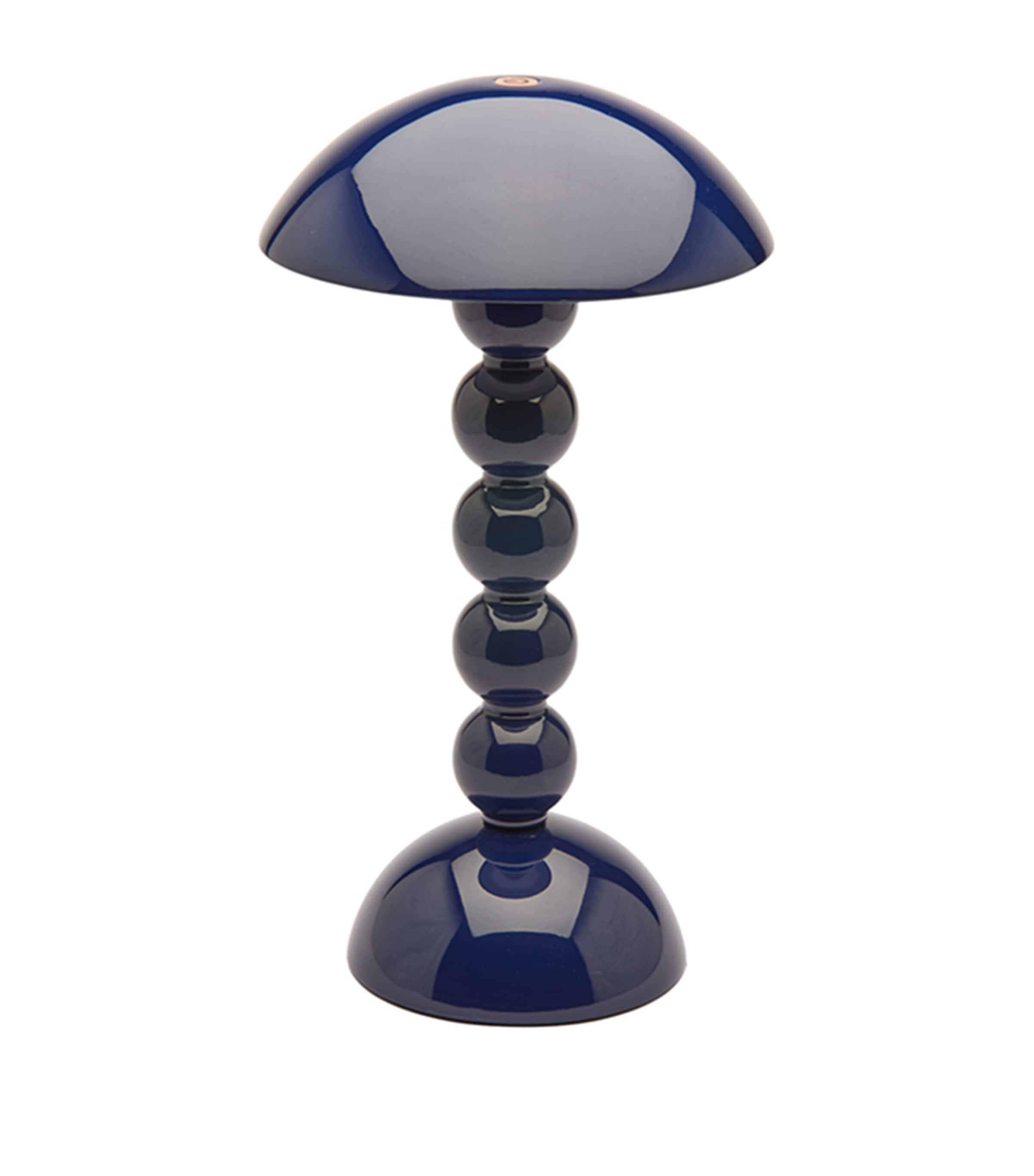 Addison Ross Bobbin Rechargeable Table Lamp Blue Image 1