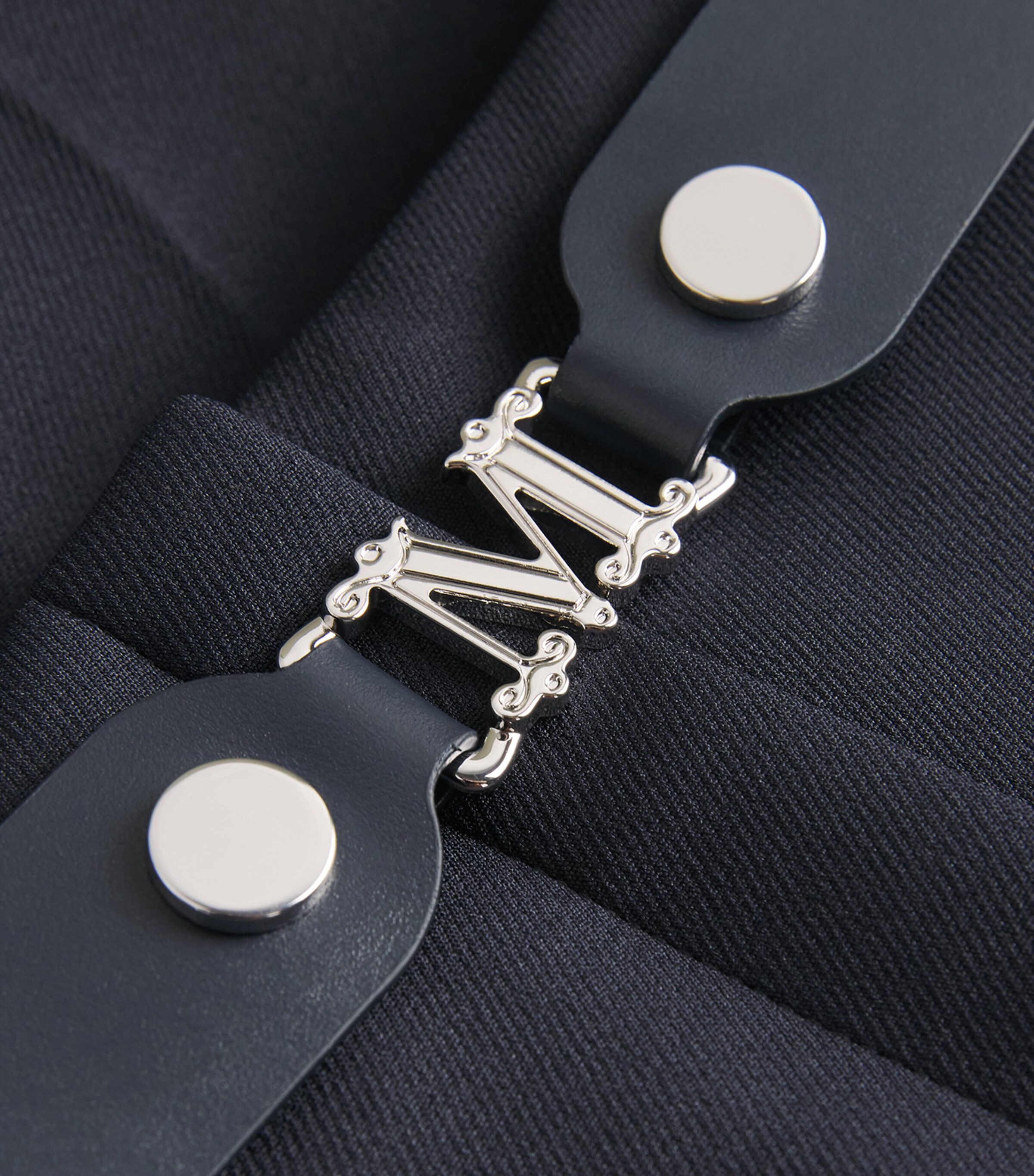 Leather-Trim Cropped Trousers ULTRAMARINE Image 5