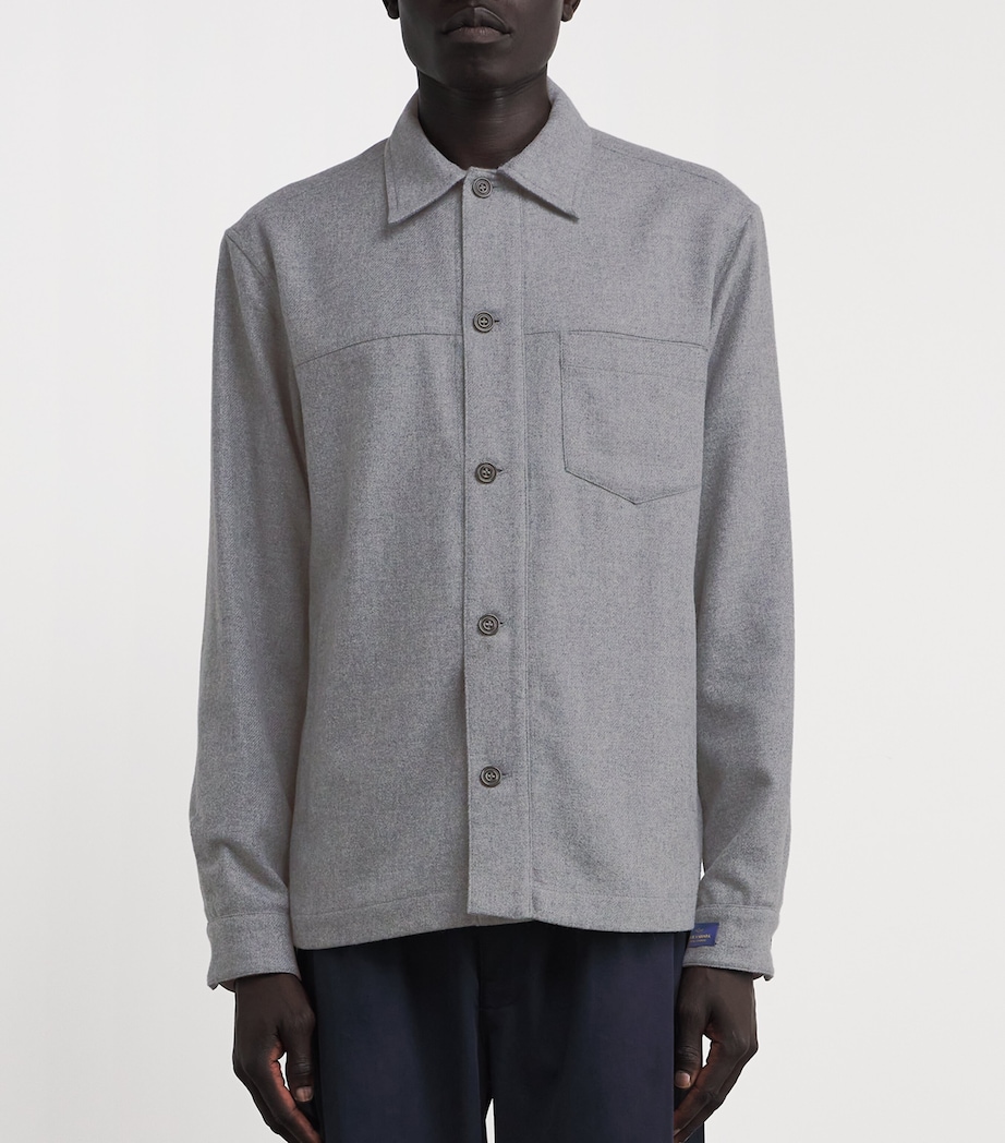 Wool-Cashmere Overshirt 67 GREY Image 3