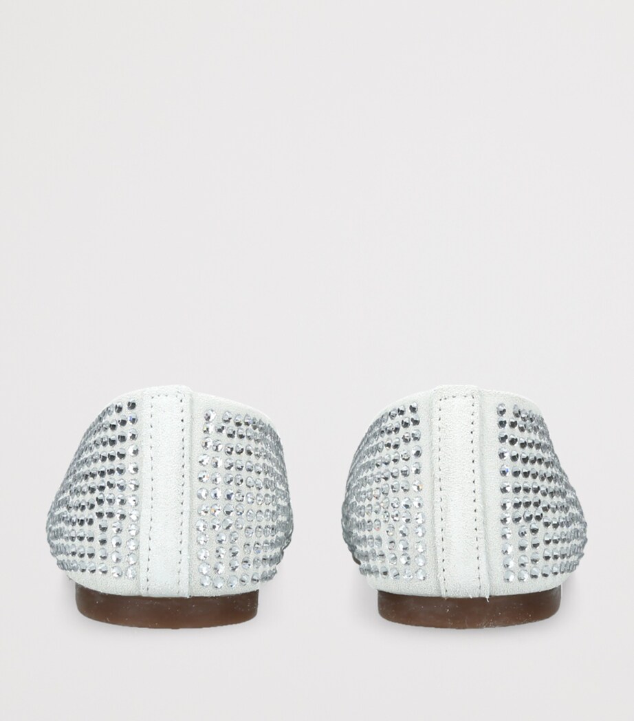 BabyWalker Leather Embellished Mary Janes White Image 2