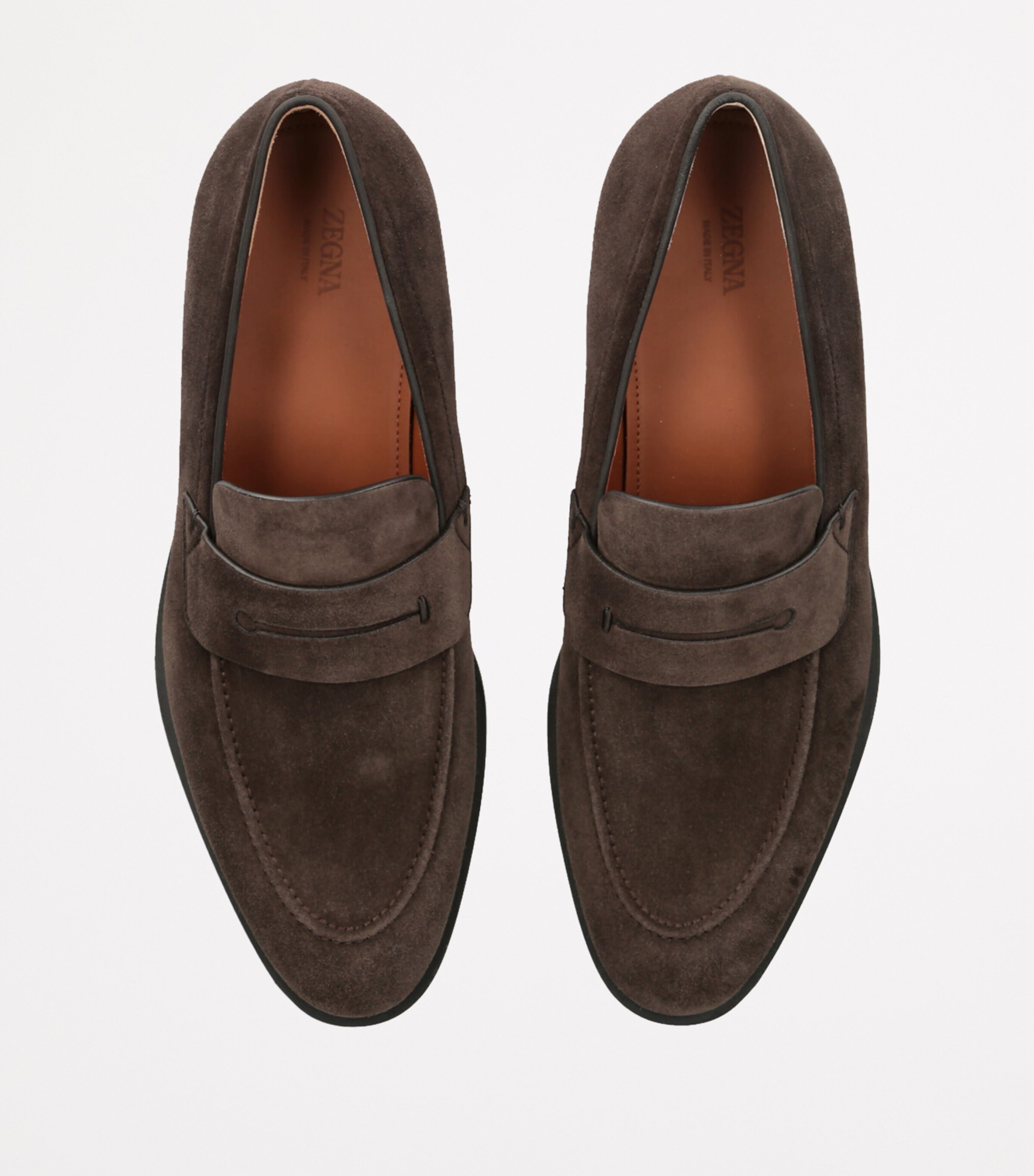 Suede L'Asola Loafers DARK BROWN Image 4