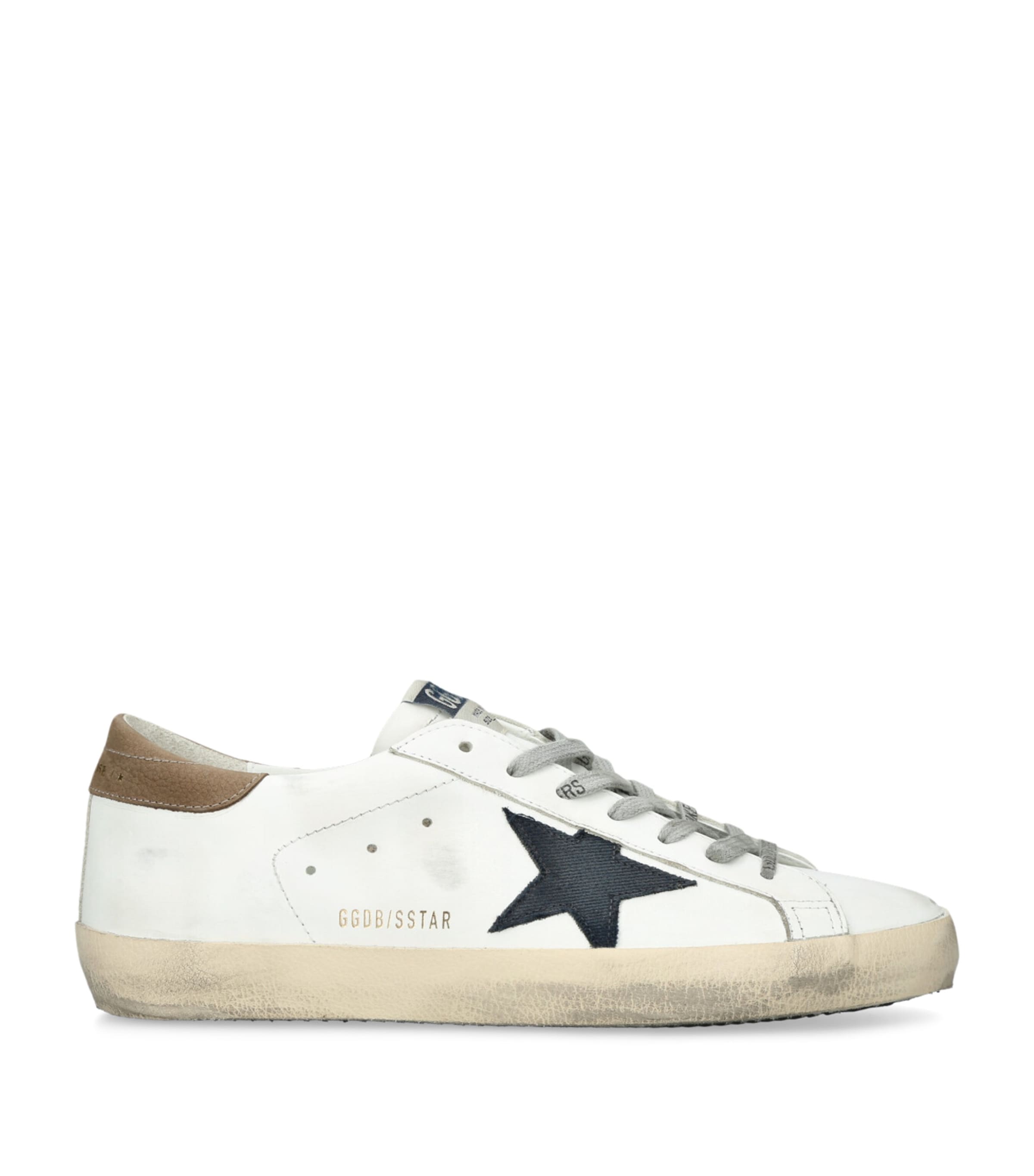 Golden Goose Leather Super-Star Sneakers White/oth Image 1
