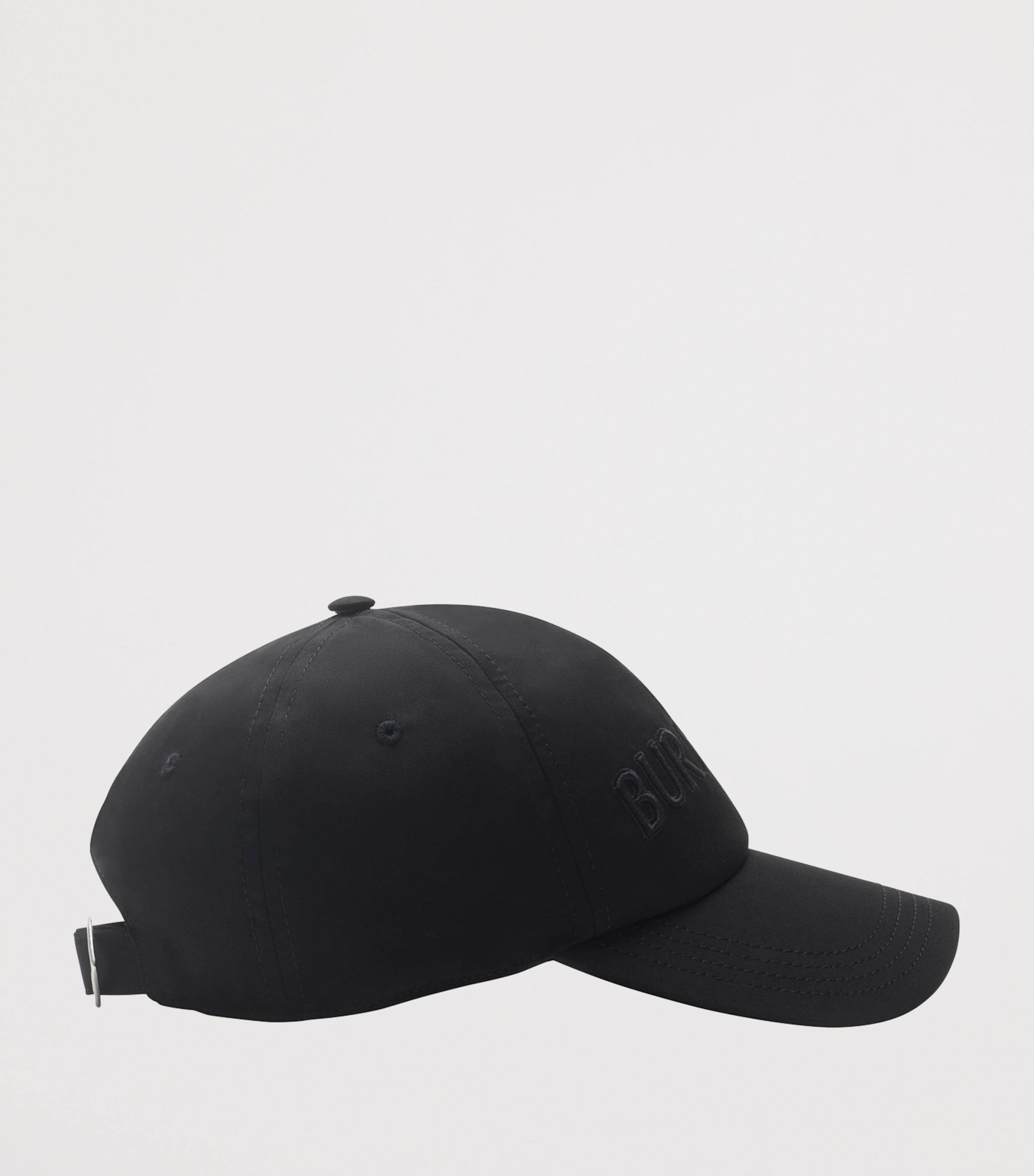 Cotton Gabardine Logo Cap BLACK Image 2