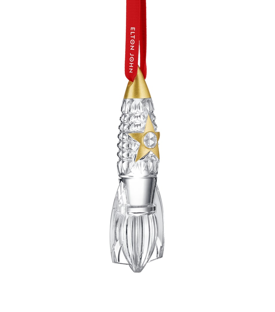 Elton John Rocket Ornament CLEAR Image 1