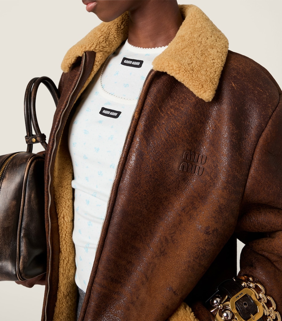 Cotton Floral Logo T-Shirt F0AZ1 Image 6