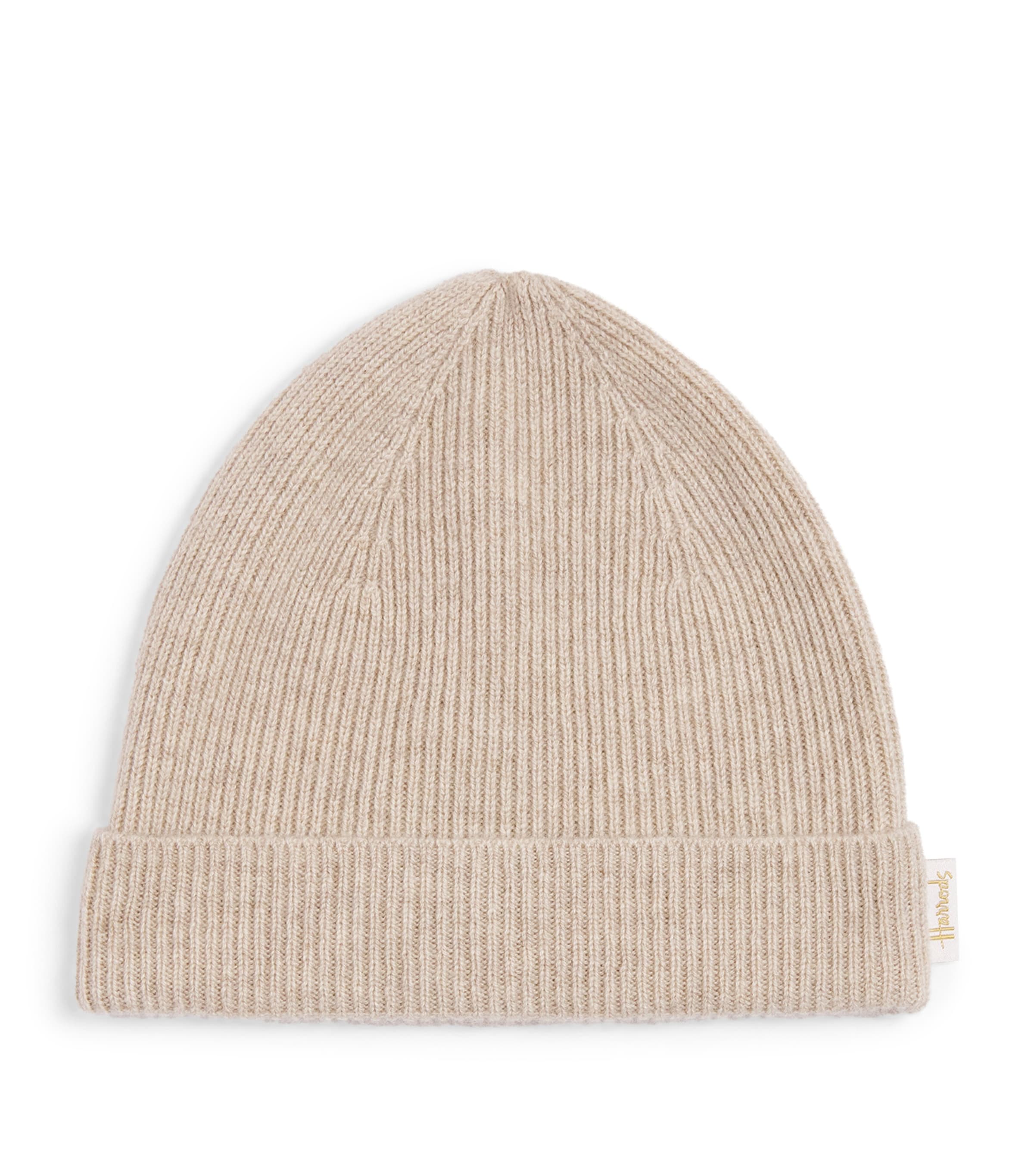Harrods Cashmere Hat In Neutral