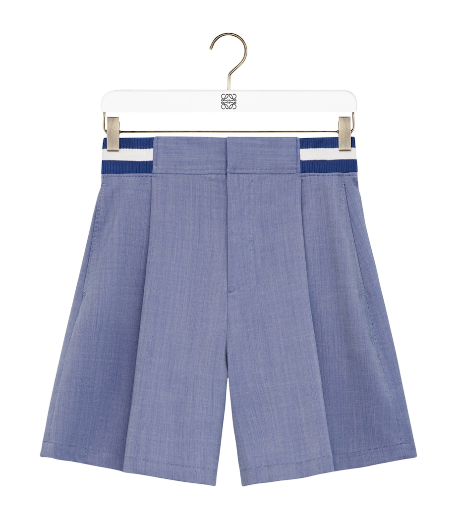Wool-Blend Shorts BLUE Image 1