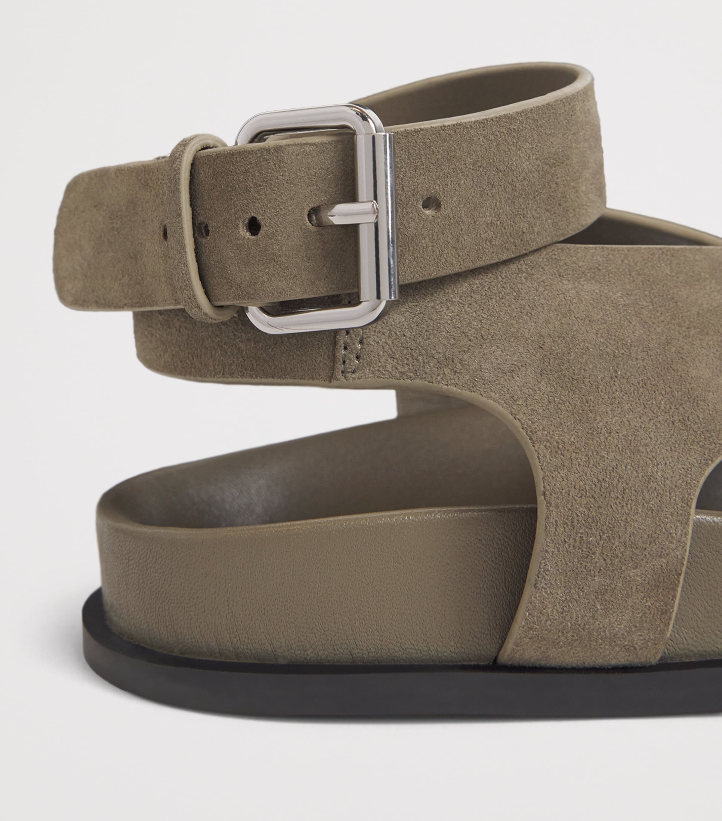 A.EMERY Suede Jalen Sandals Olive Suede Image 7
