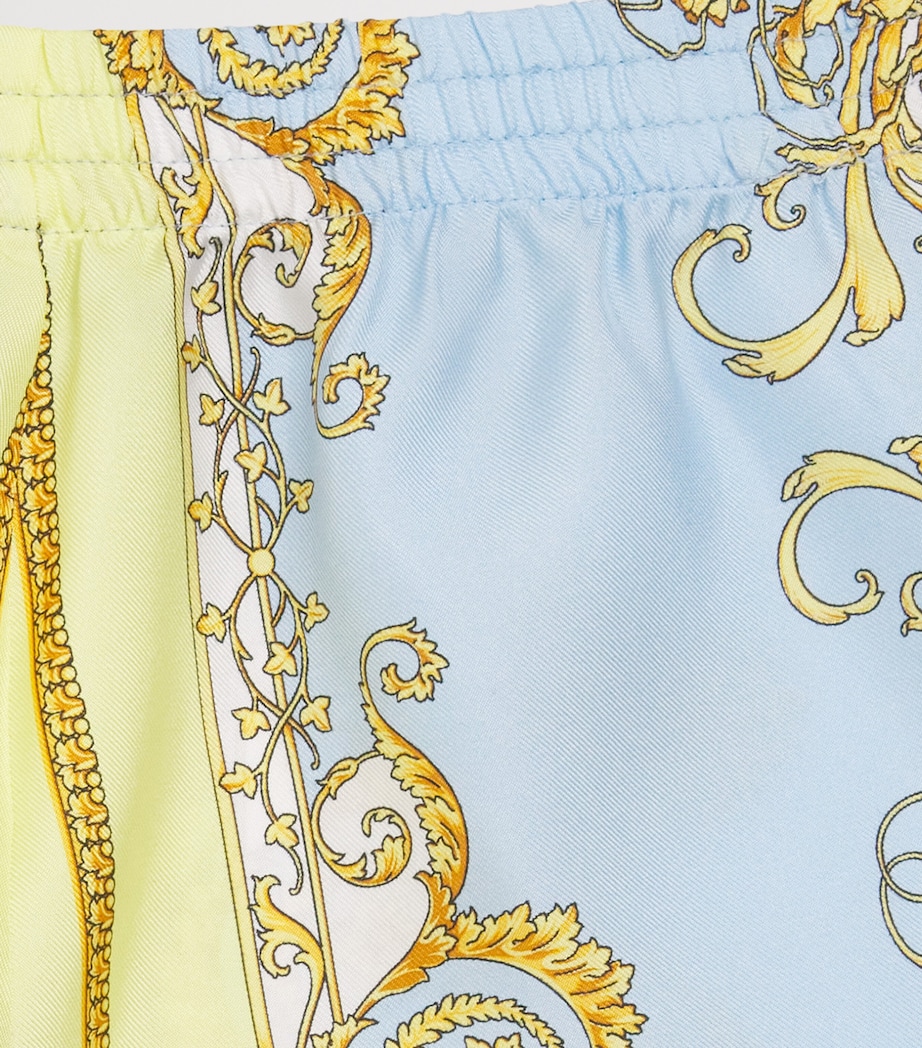 Silk Barocco Shorts (12 Months - 5 Years) 5Y580 YELL+95 BLUE Image 4