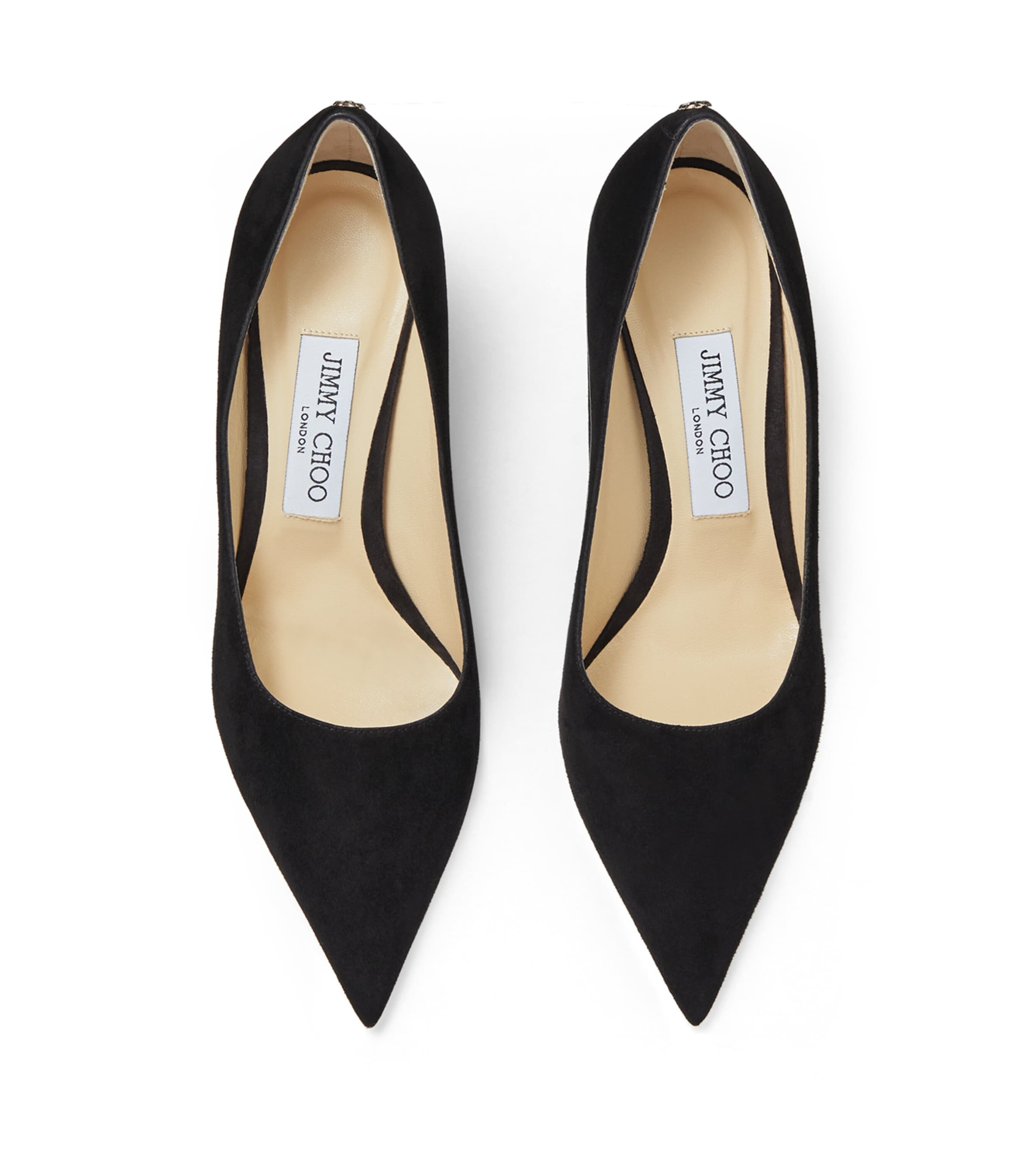 Jimmy Choo Love 85 Suede Pumps Black Image 2