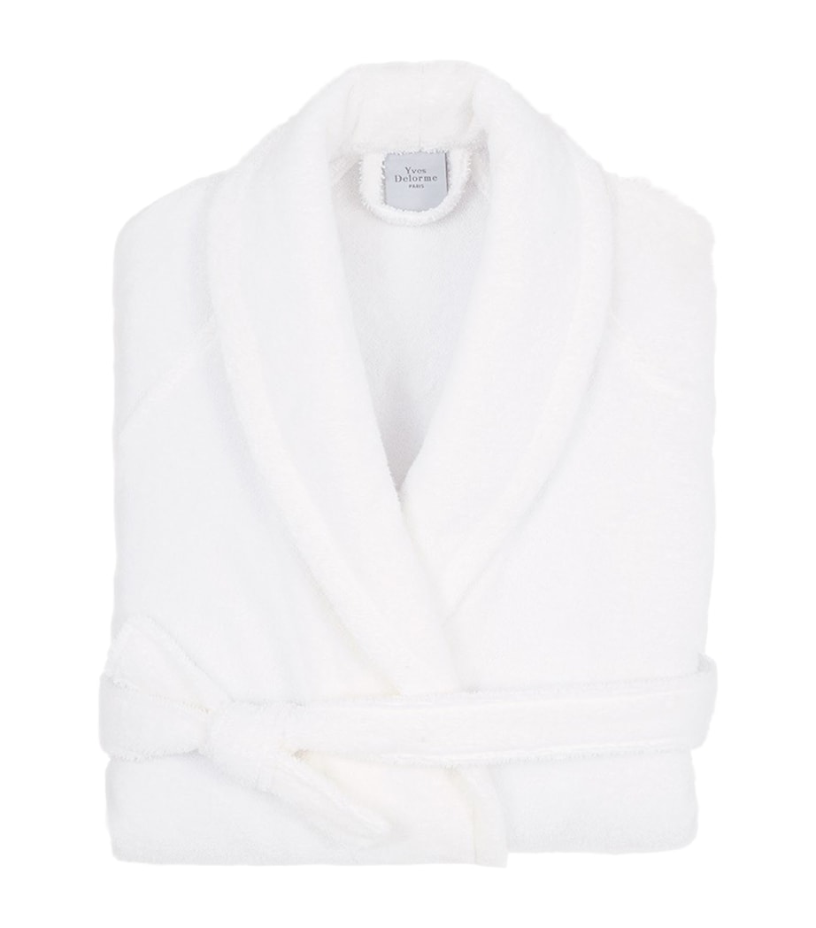 Yves Delorme Womens Étoile Bathrobe (Medium) Image 6