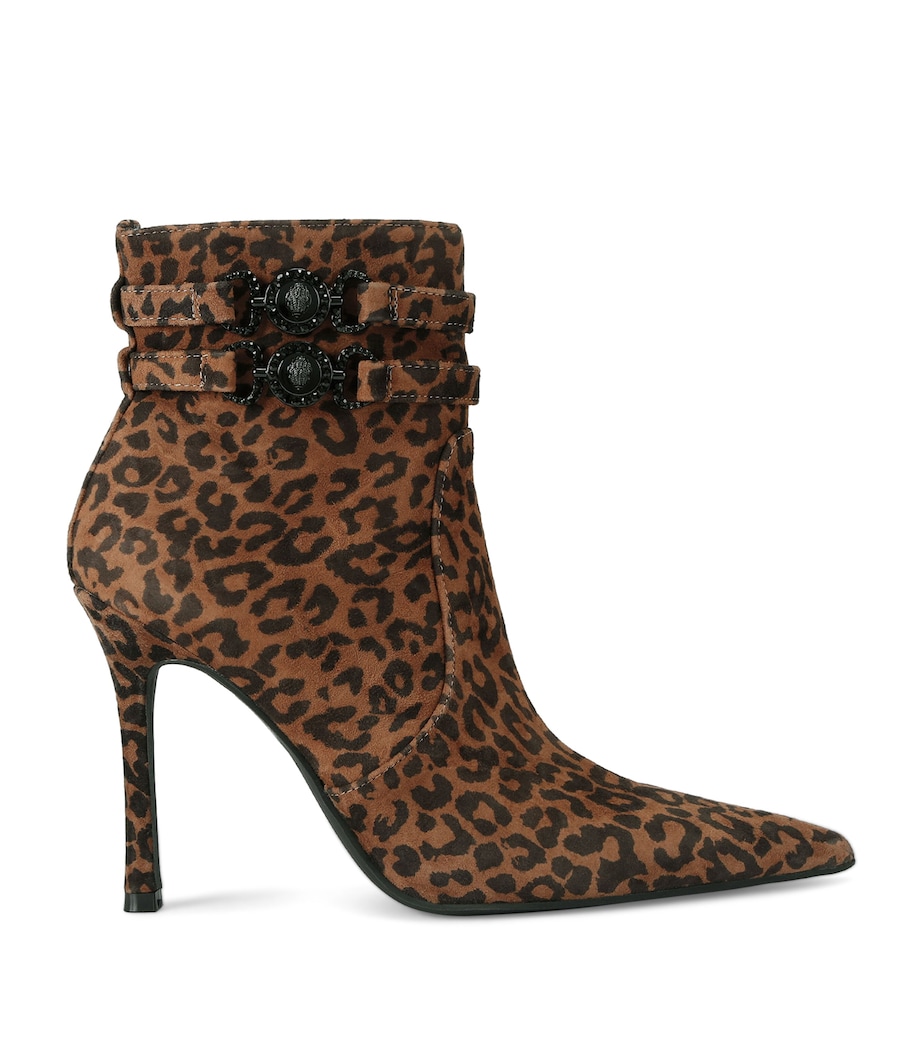 Kurt Geiger London Suede Mansion Ankle Boots Dk.brn Com Image 1