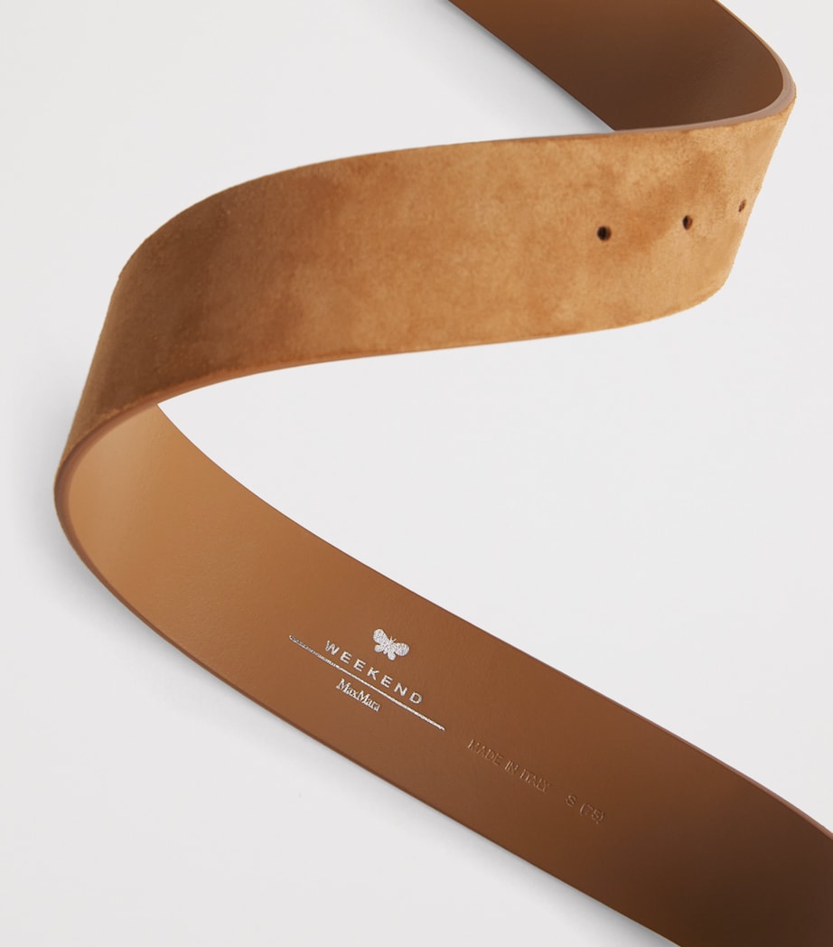 Suede Tonal Belt BROWN Image 5