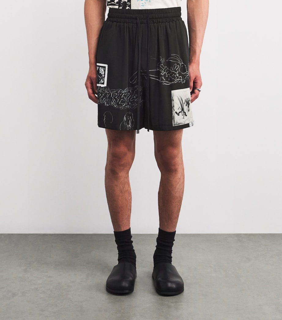 Cotton Assemblage Shorts BLACK Image 3