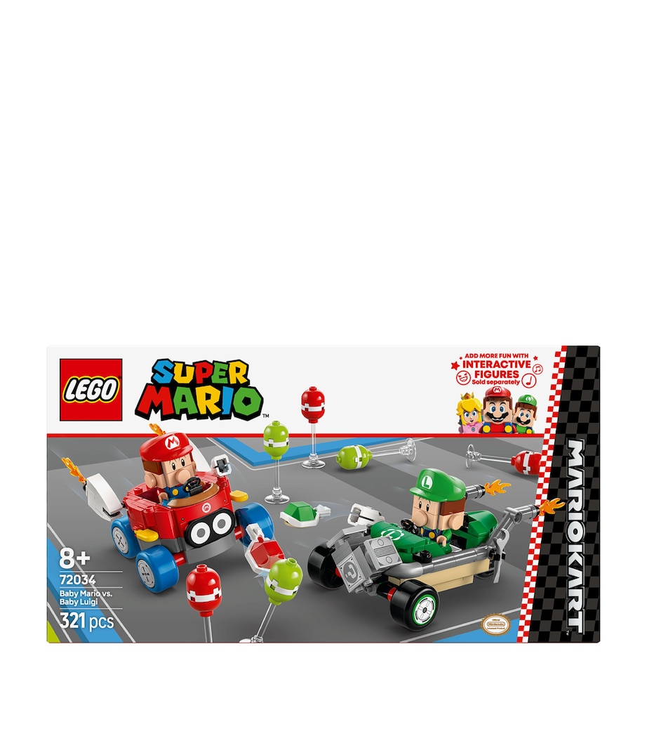 Lego Mario Kart Baby Mario vs. Baby Luigi Set 72034 Image 4
