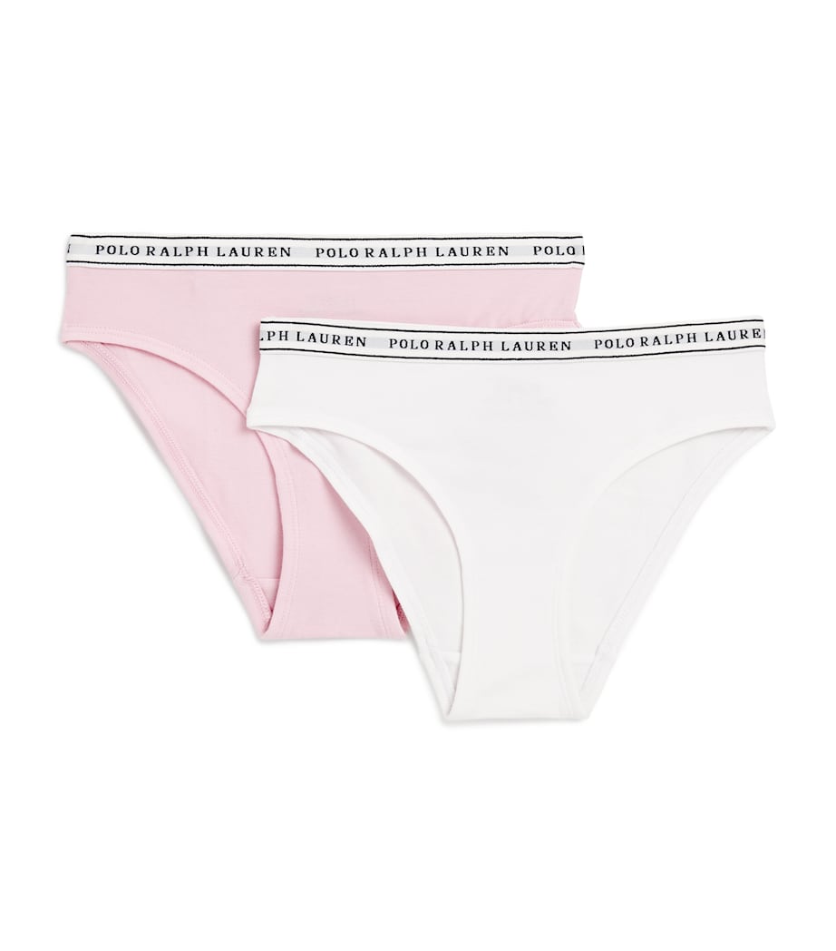 Pack of 2 Stretch-Cotton Briefs (7-14 Years) 1WHITE Image 1