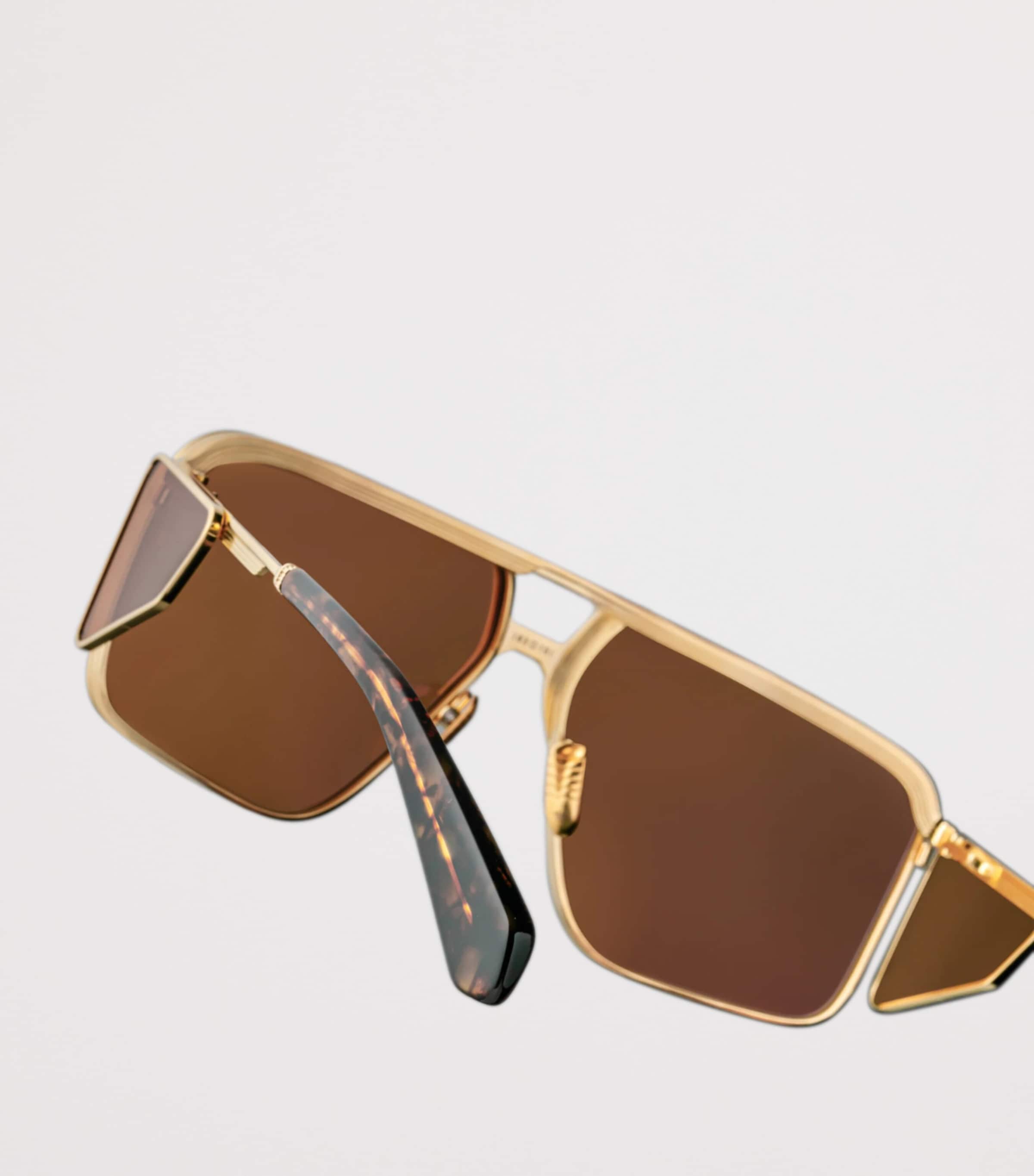 Jacques Marie Mage Titanium Assen Sunglasses Gold Image 3