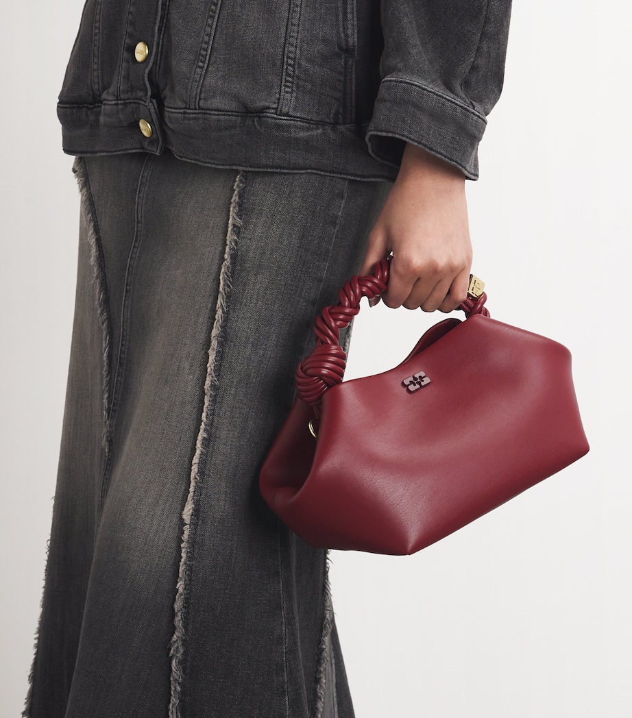 Small Bou Top-Handle Bag 436BURGUNDY Image 5