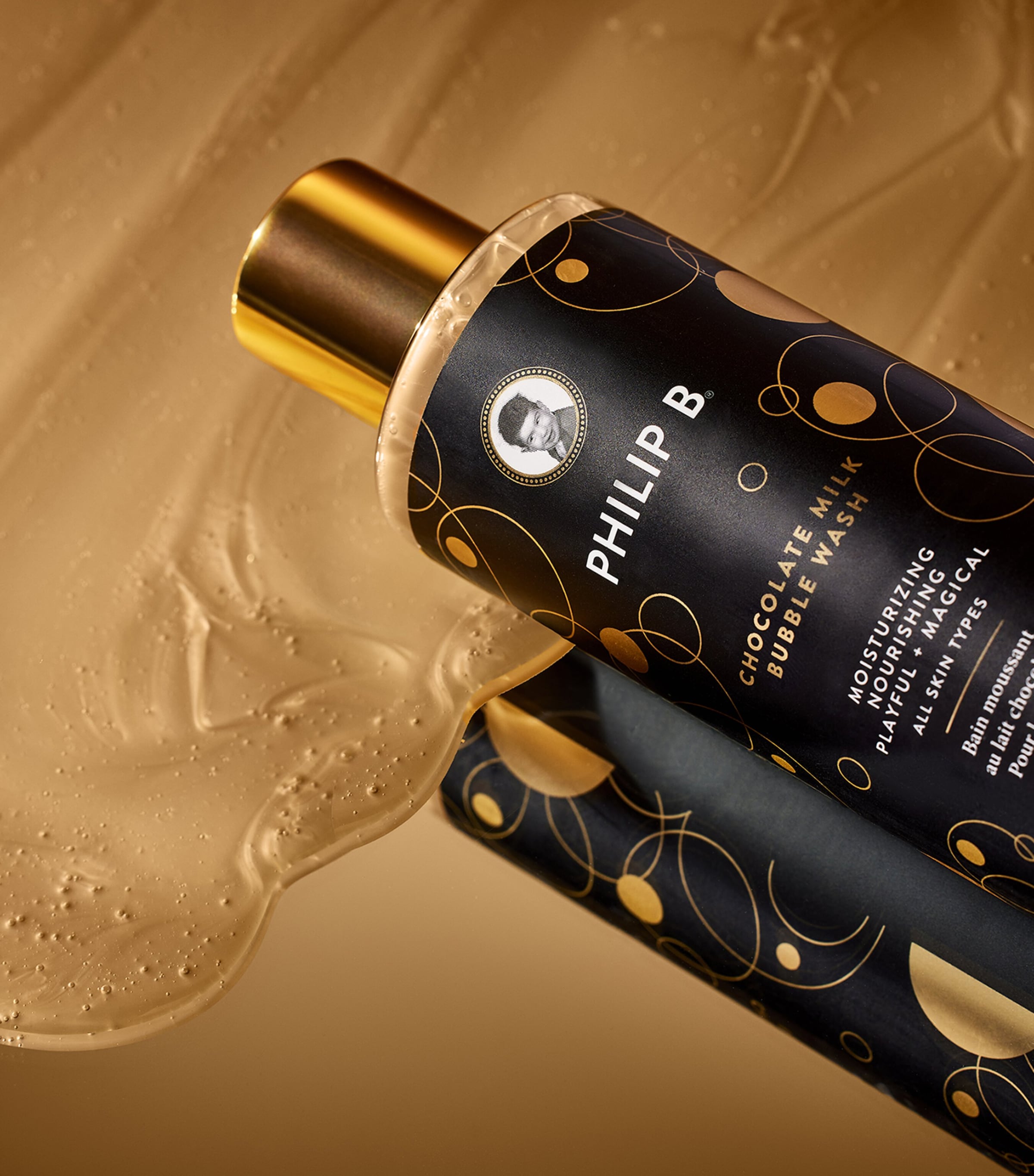 Chocolate Milk Bubble Wash (340ml) NO COLOUR Image 2