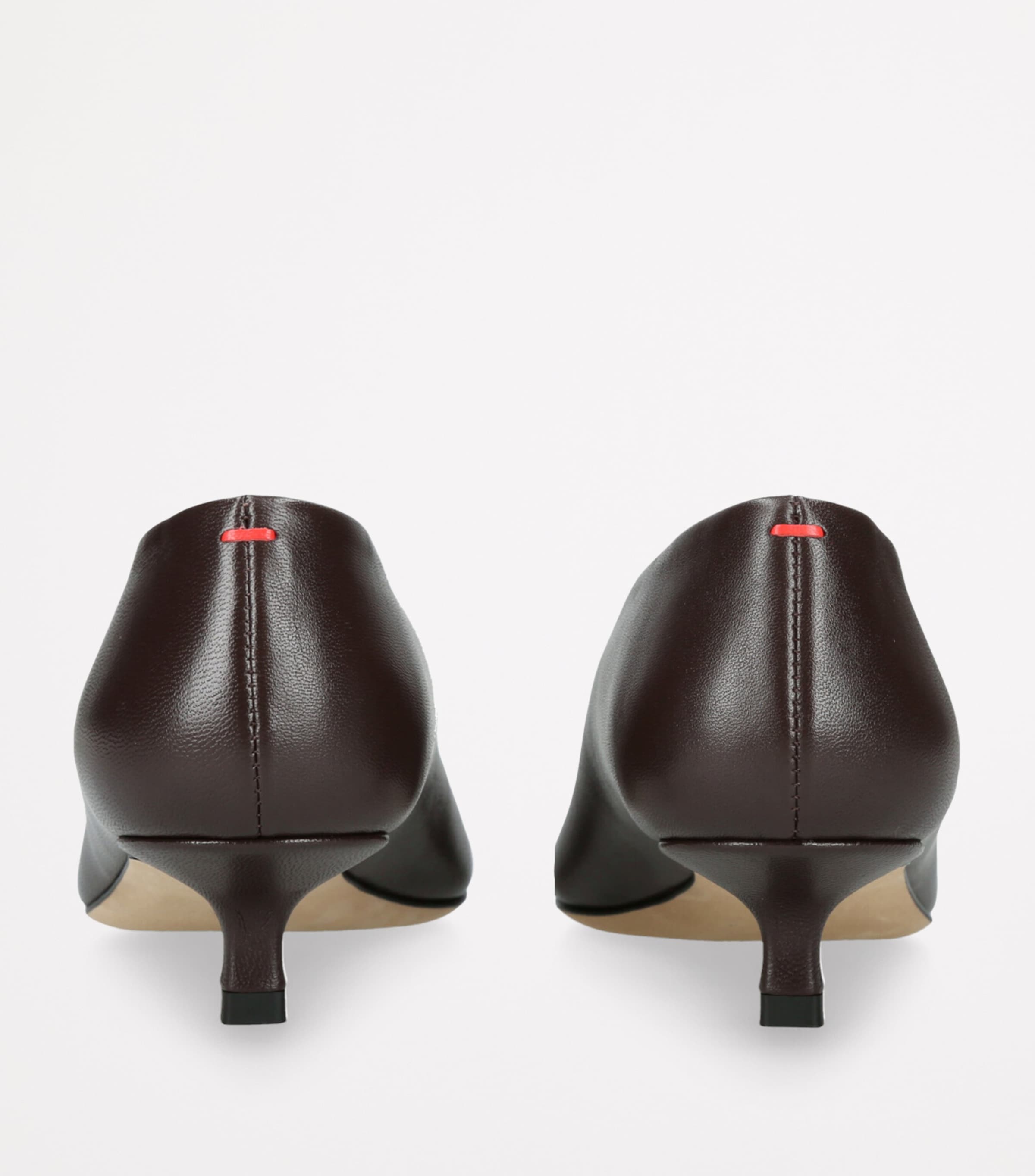 aeyde Leather Clara Pumps 20 Dark Brown Image 2