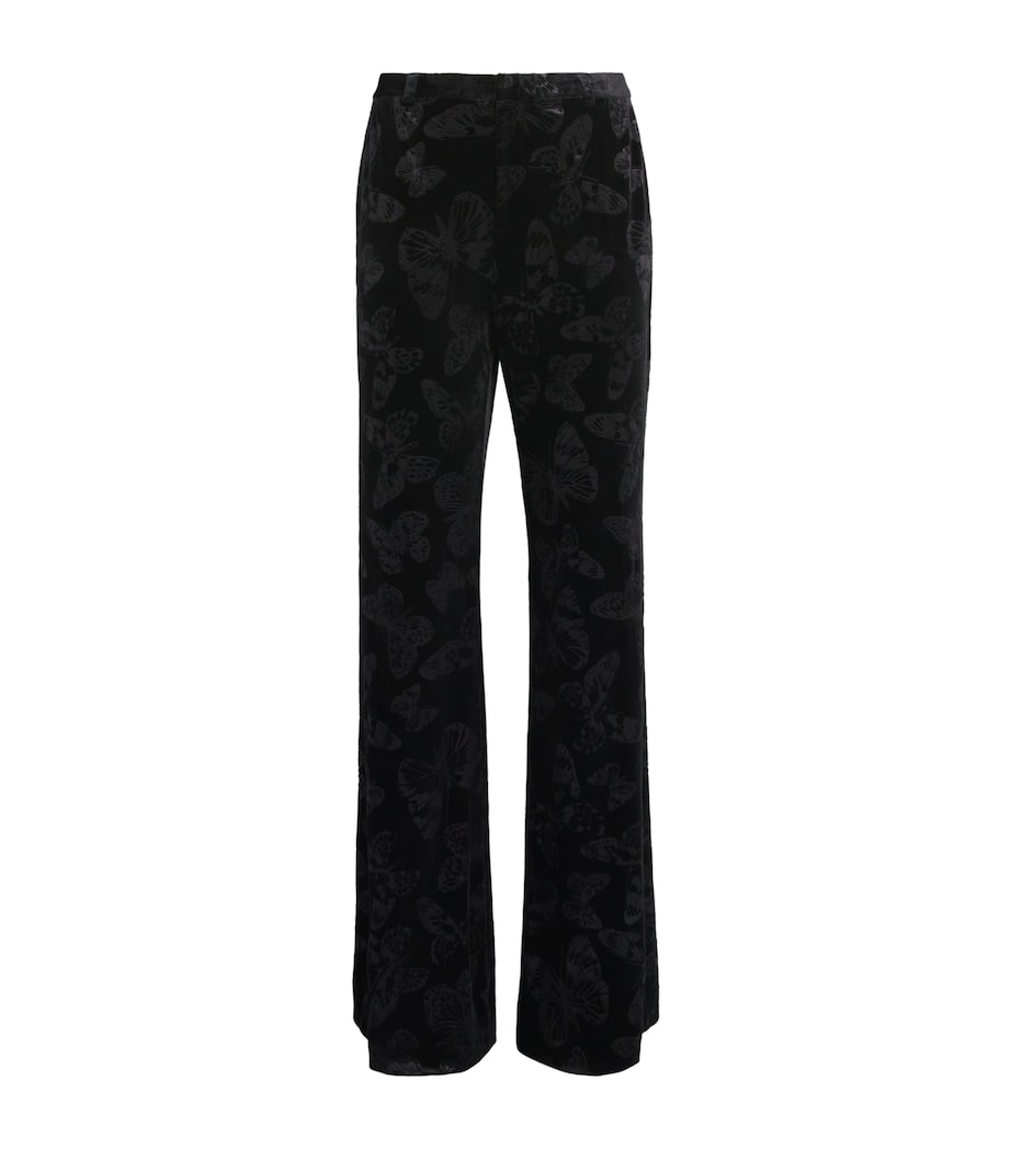 L'Agence Womens Frances Bootcut Trousers Black Butterfly Blbu Image 1