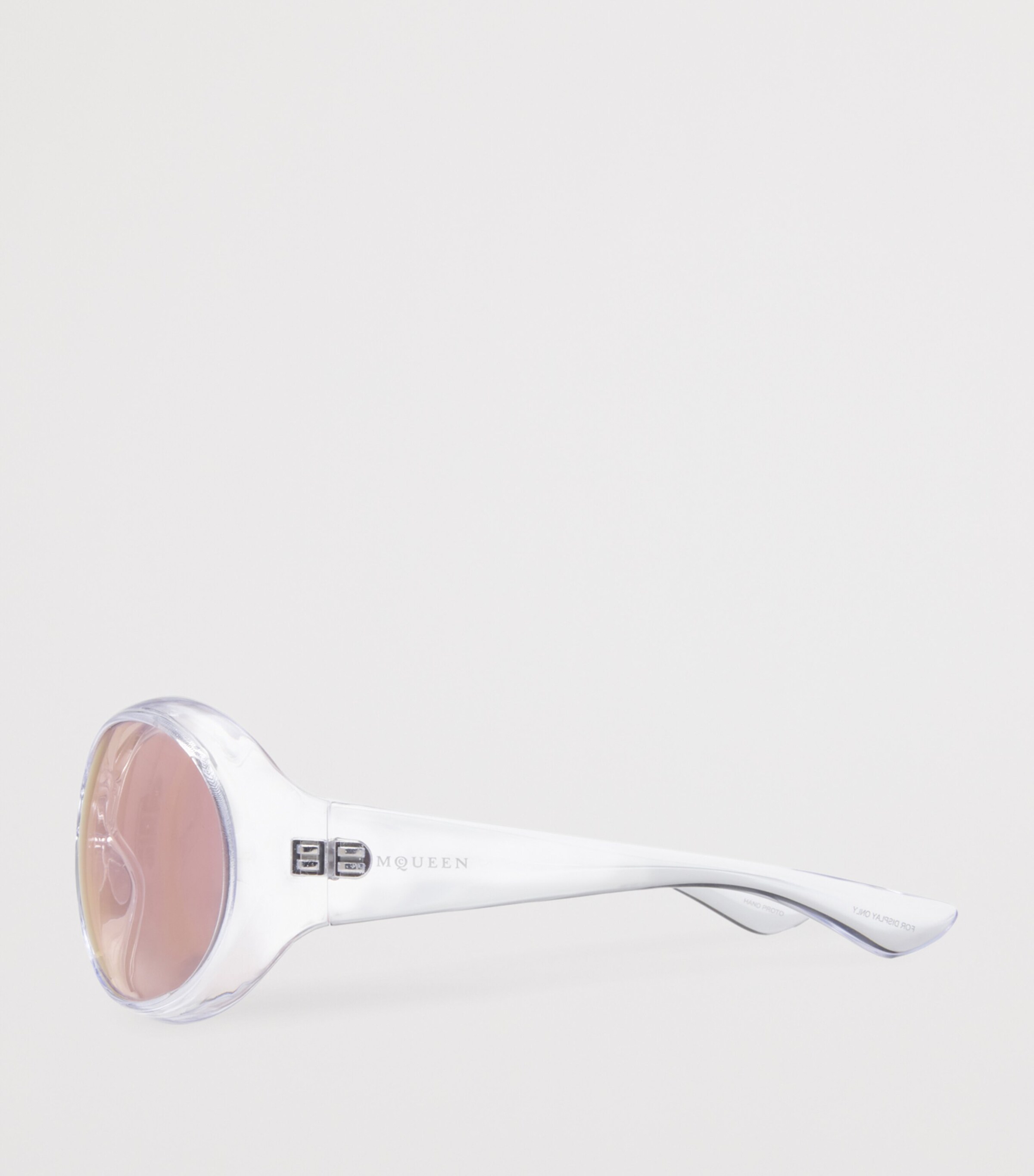 McQueen Transparent Round Kate Sunglasses Image 4