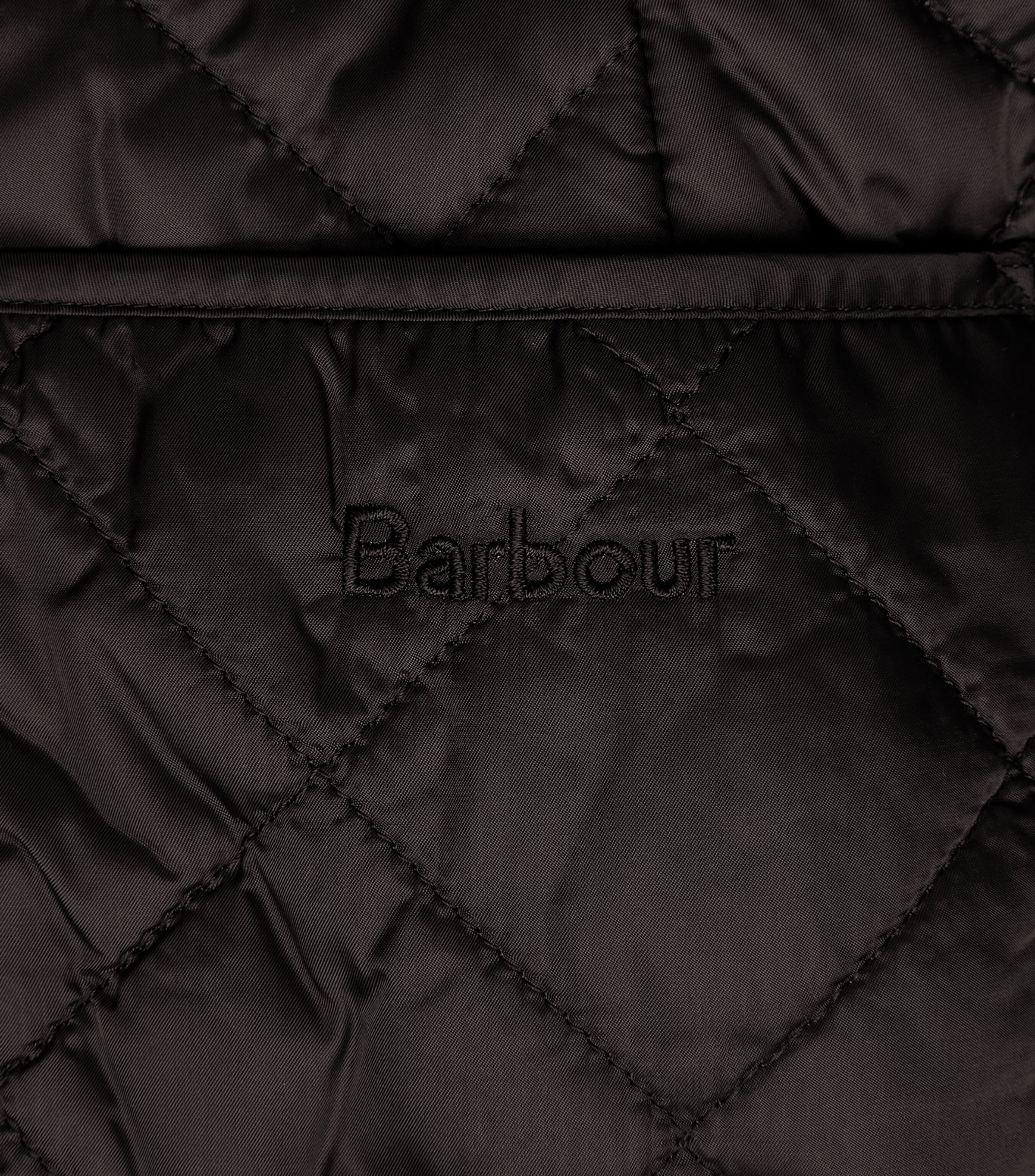 Barbour Womens Quilted Deveron Jacket Black Olive Image 5