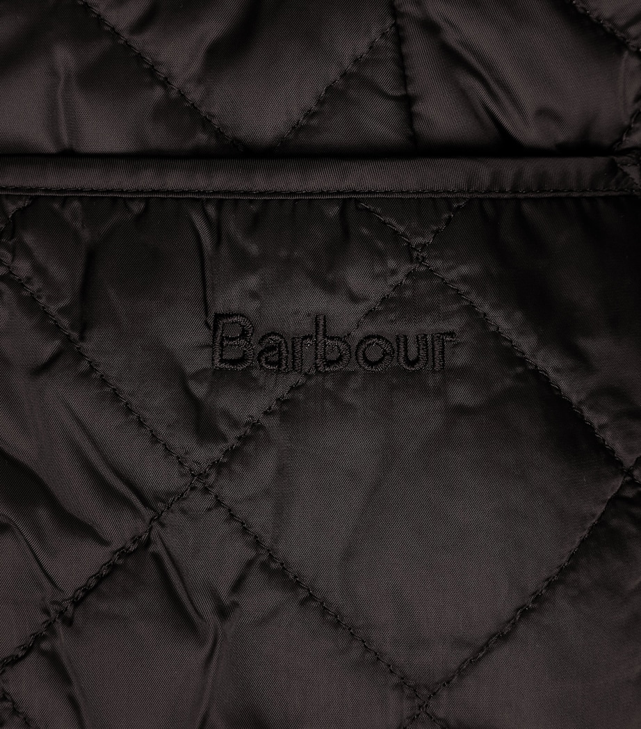 Barbour Womens Quilted Deveron Jacket Black Olive Image 5