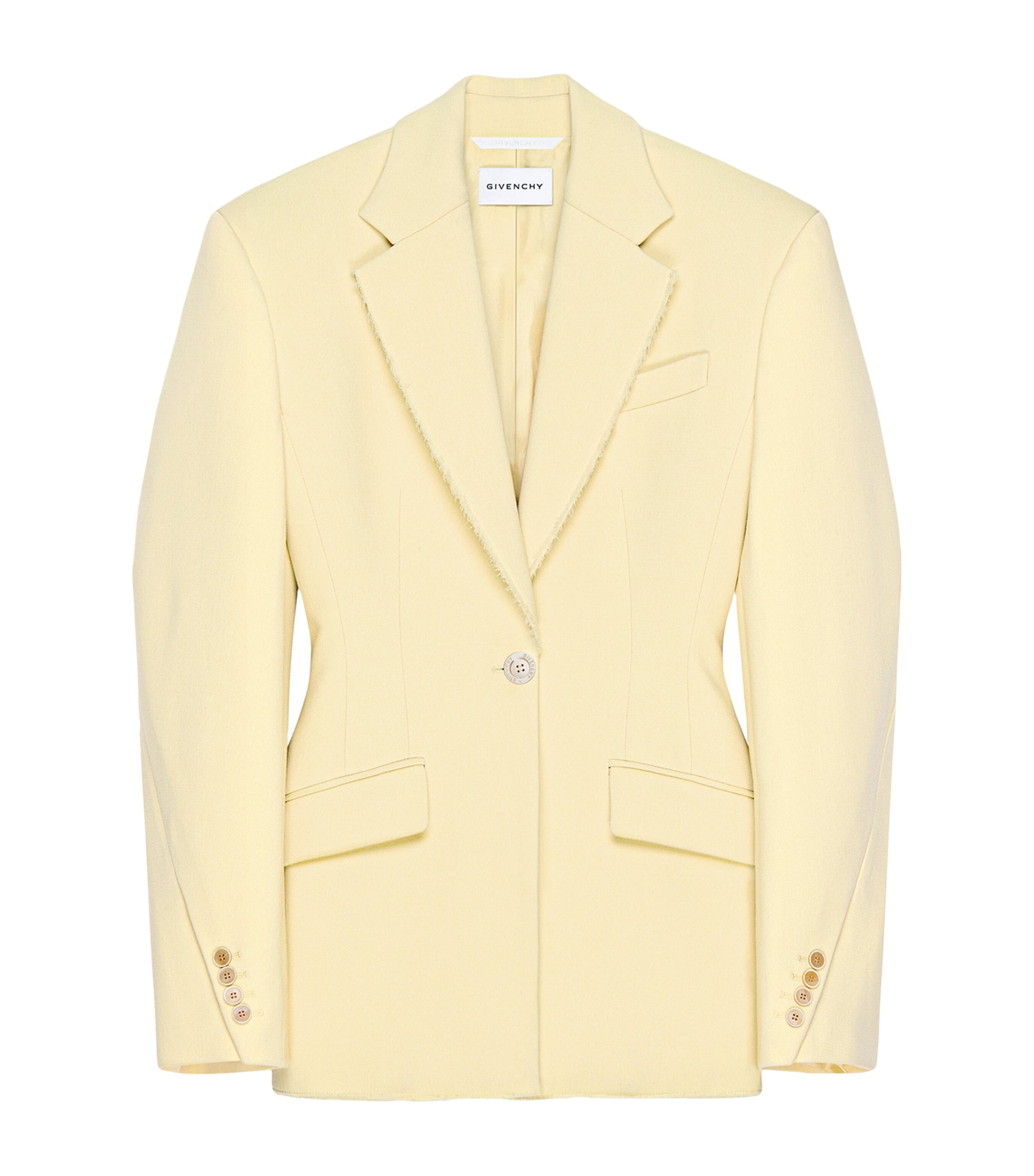 Wool-Blend Cocoon Jacket BUTTER Image 1