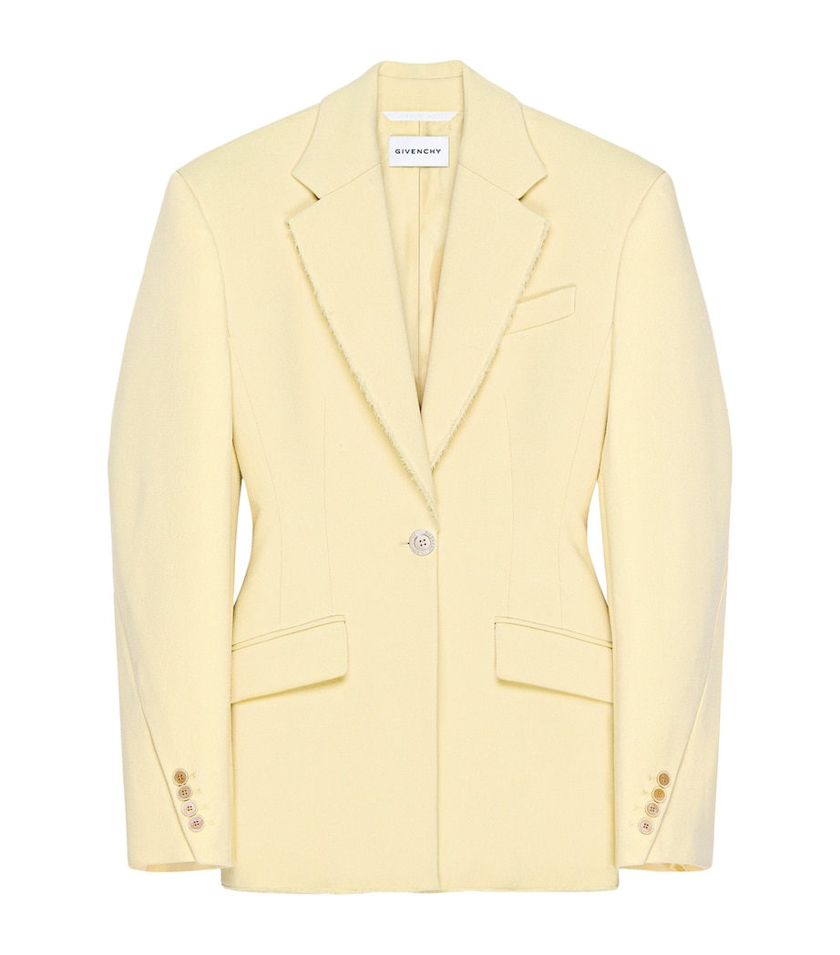 Wool-Blend Cocoon Jacket BUTTER Image 1
