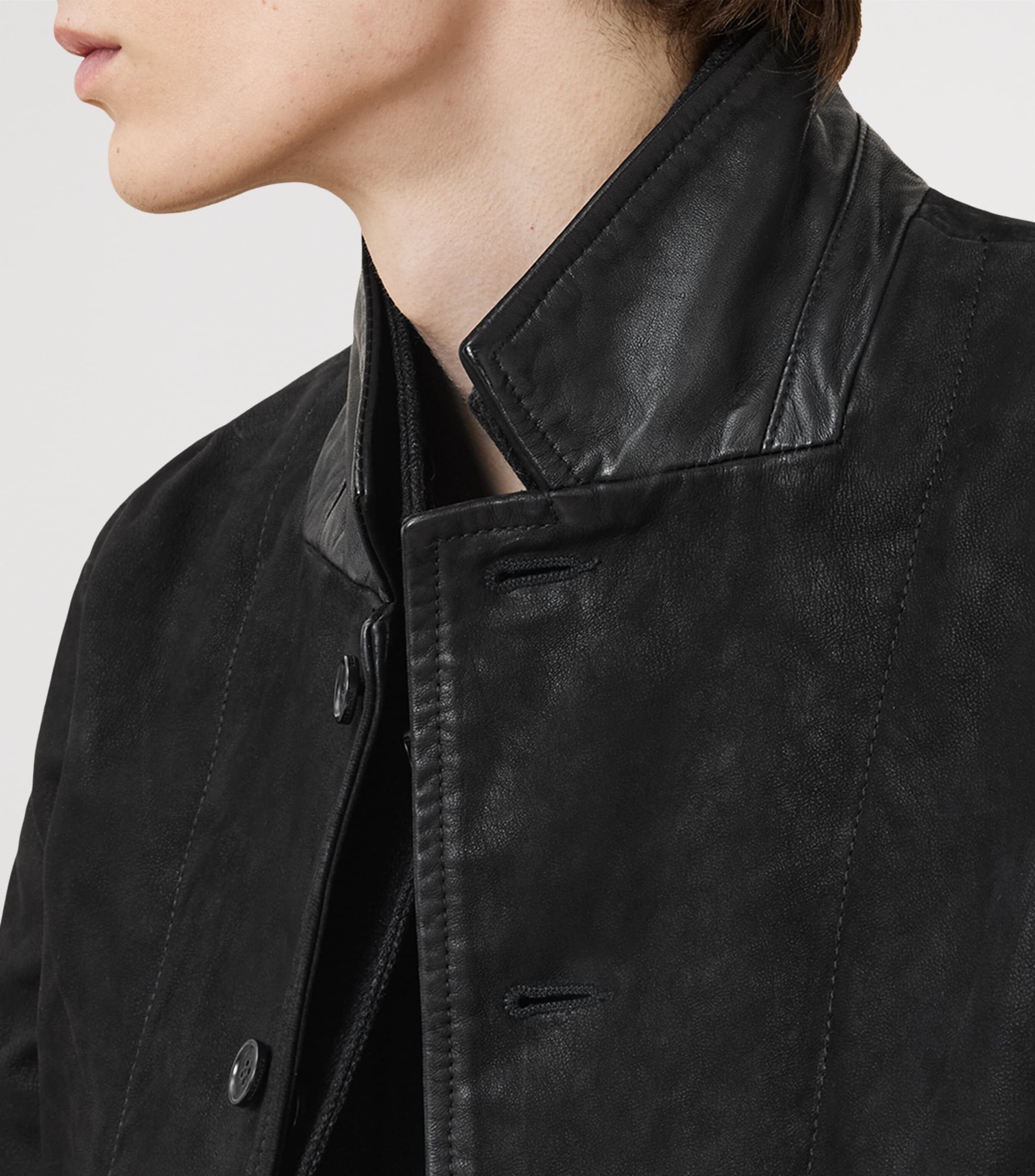 Suede Survey Blazer BLACK Image 9