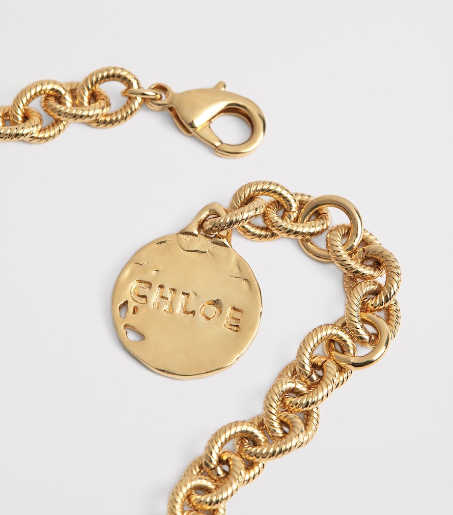 Chloé Chloé Medals Choker Necklace Vintage Gold Image 3