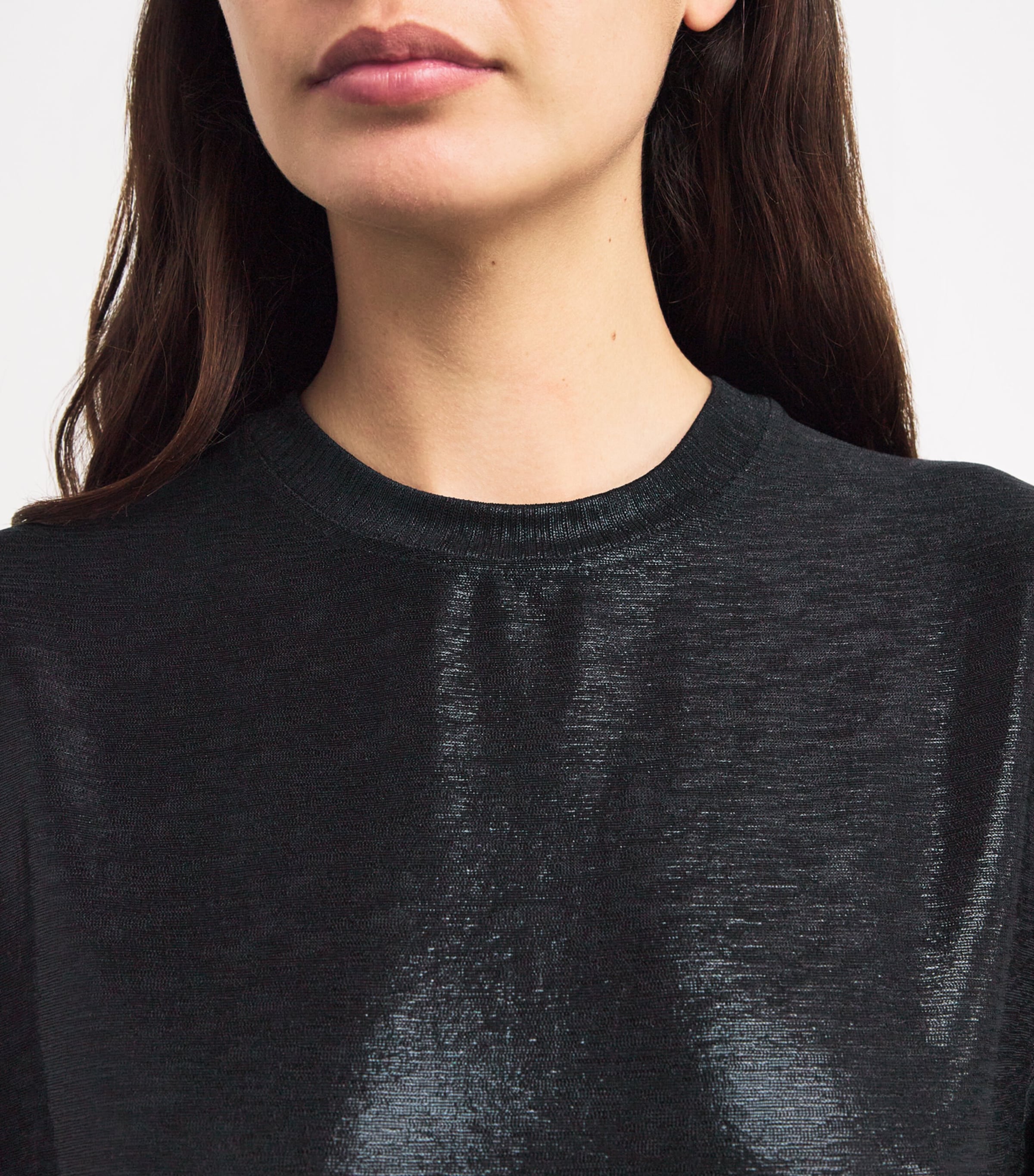 Metallic-Jersey T-Shirt BLACK/GLITTER Image 6