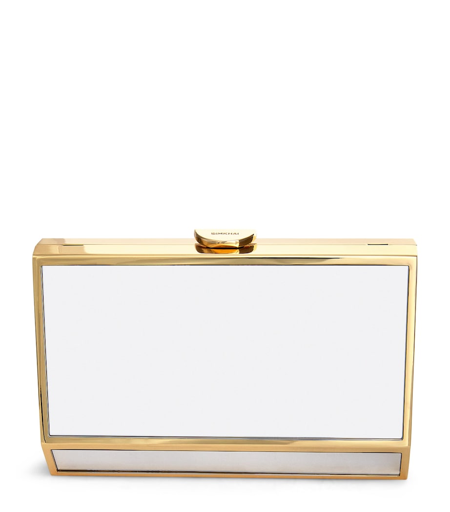 Mirrored Maddox Clutch Bag GOLD Image 1