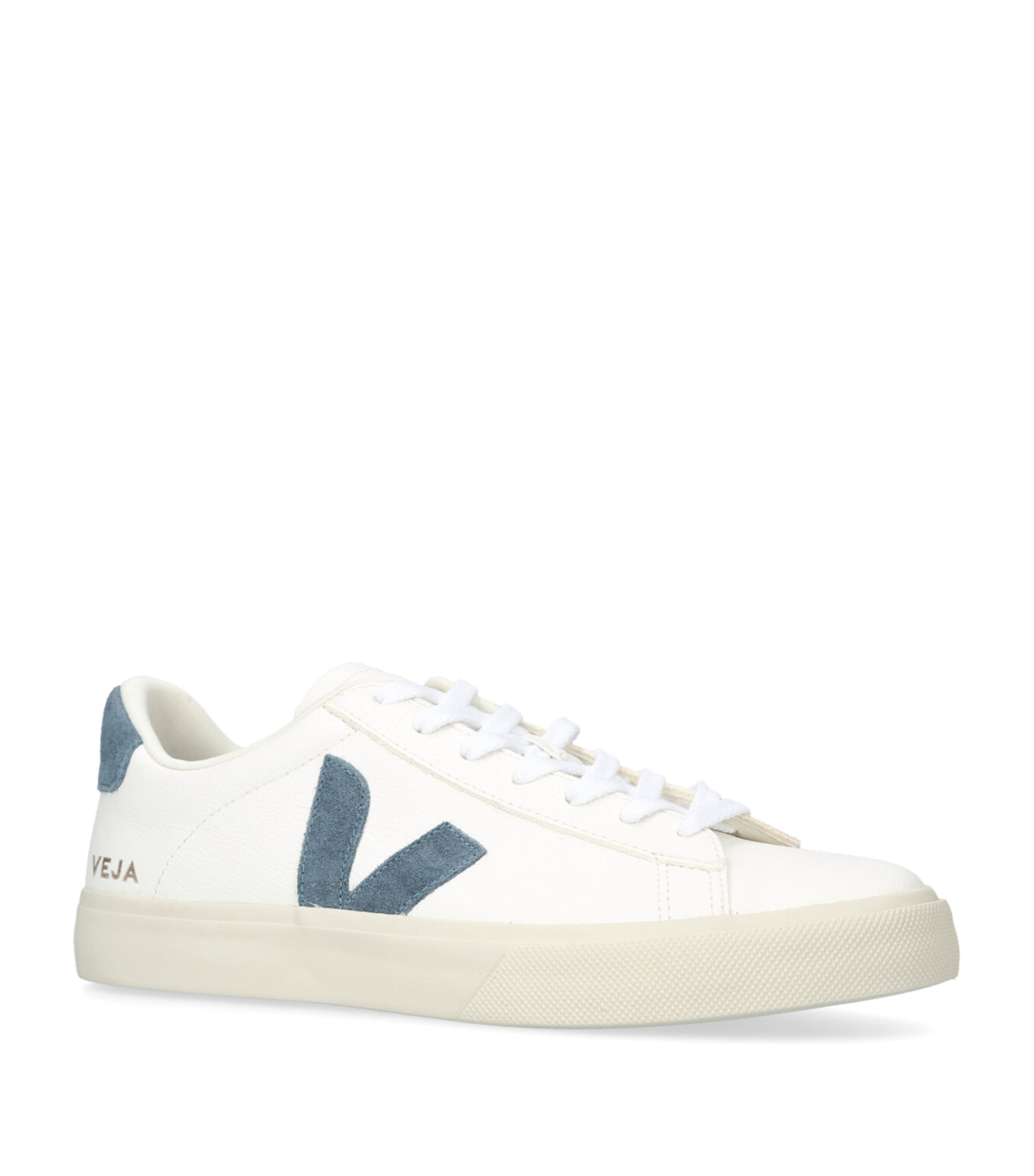 Leather Campo Sneakers WHITE/NAVY Image 3