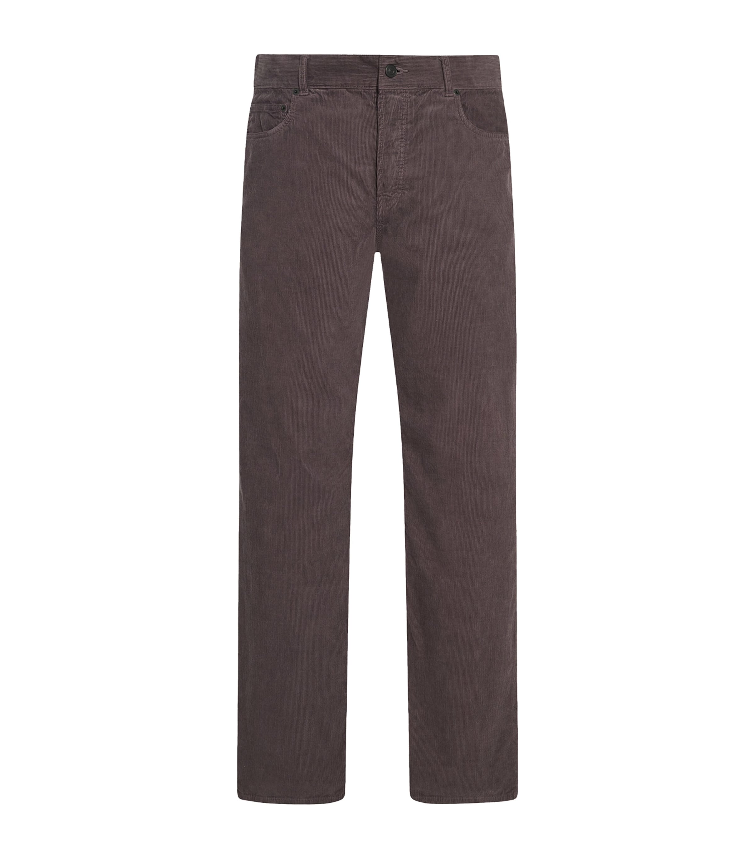 Rossen Corduroy Wide-Leg Trousers MUD Image 1