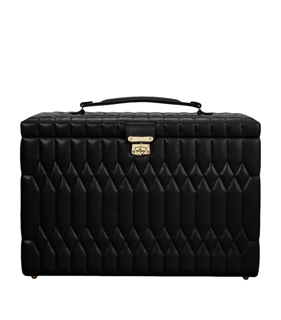 WOLF Extra-Large Lauren Jewellery Box Black Image 1