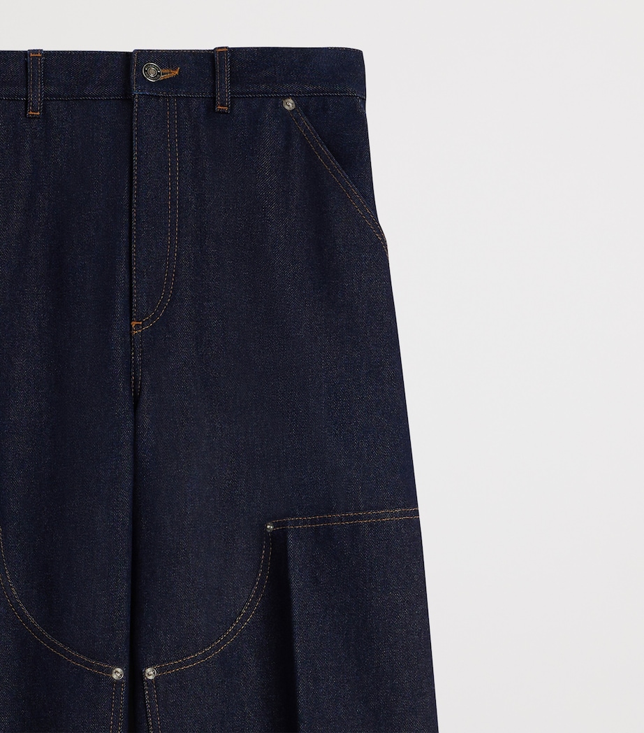 Givenchy Womens Raw Balloon Jeans Image 6