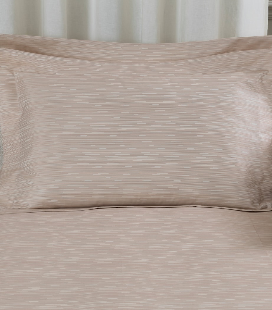 Frette Stardust Jacquard Standard Pillowcase (50cm x 80cm) Vanilla/misty Image 1