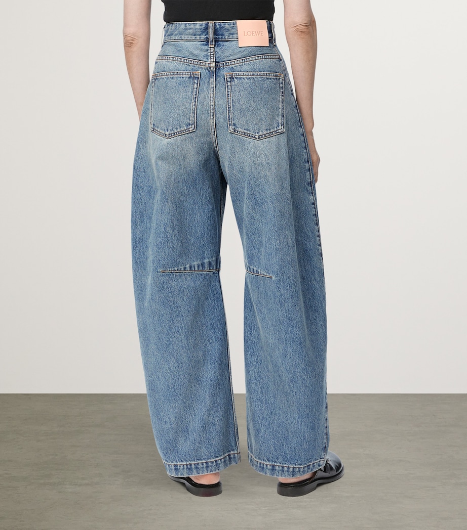 Anagram Barrel Jeans WASHED DENIM Image 4