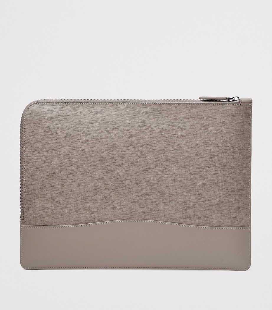 Leather City Folio Laptop Case CASPIANBLUE Image 2