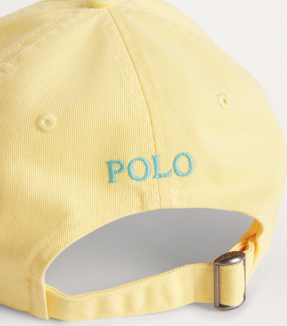 Polo Ralph Lauren Cotton Polo Pony Baseball Cap Yellow Image 4