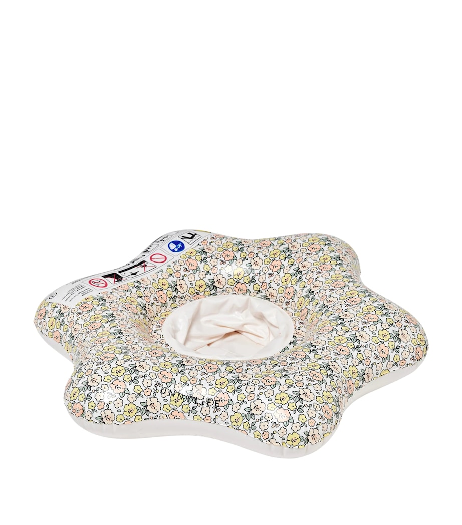 Sunnylife Kids Floral Into The Garden Baby Seat Float (1-2 Years) Multicolour Image 1