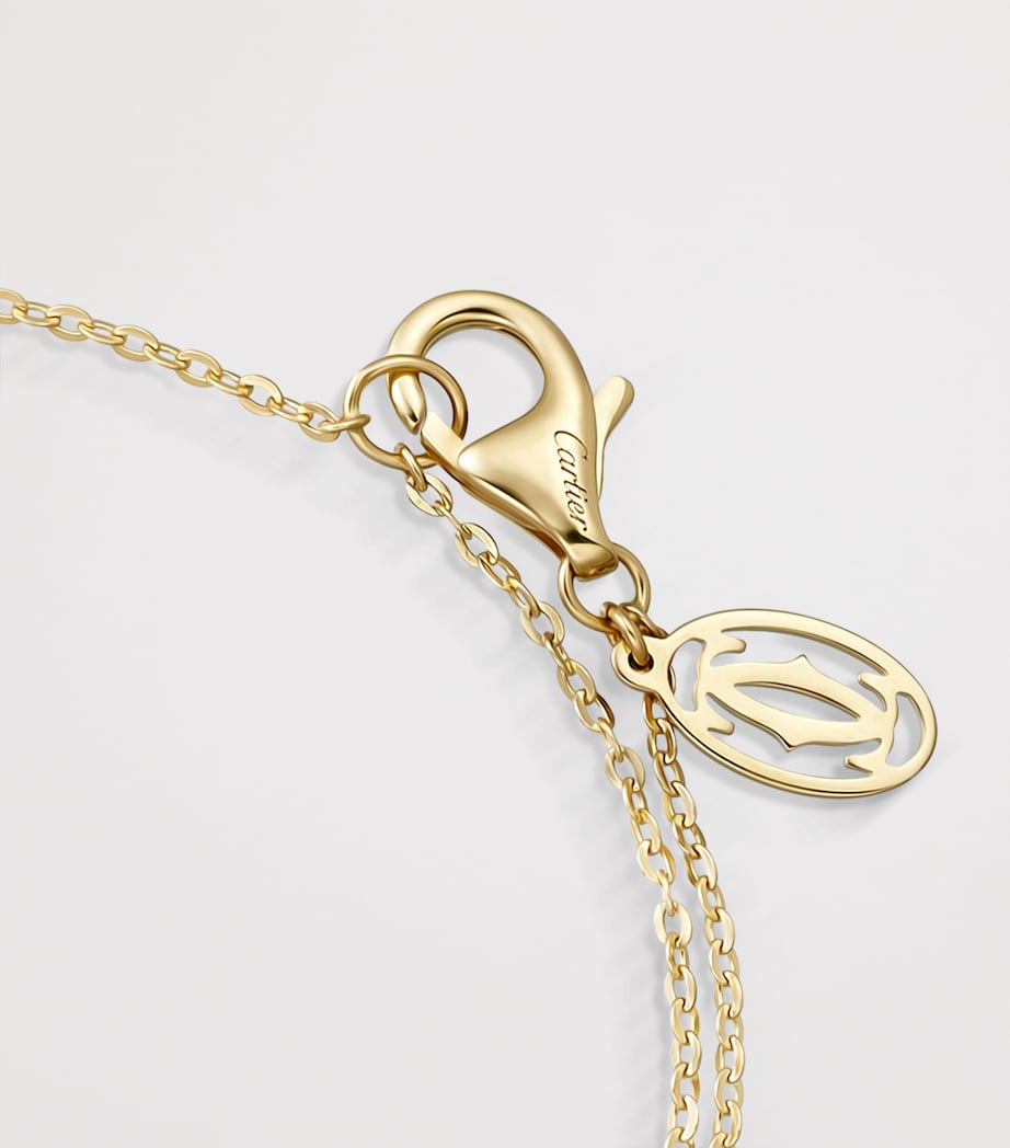 Mixed Gold and Diamond Trinity Chain Bracelet MIXED GOLD Image 7