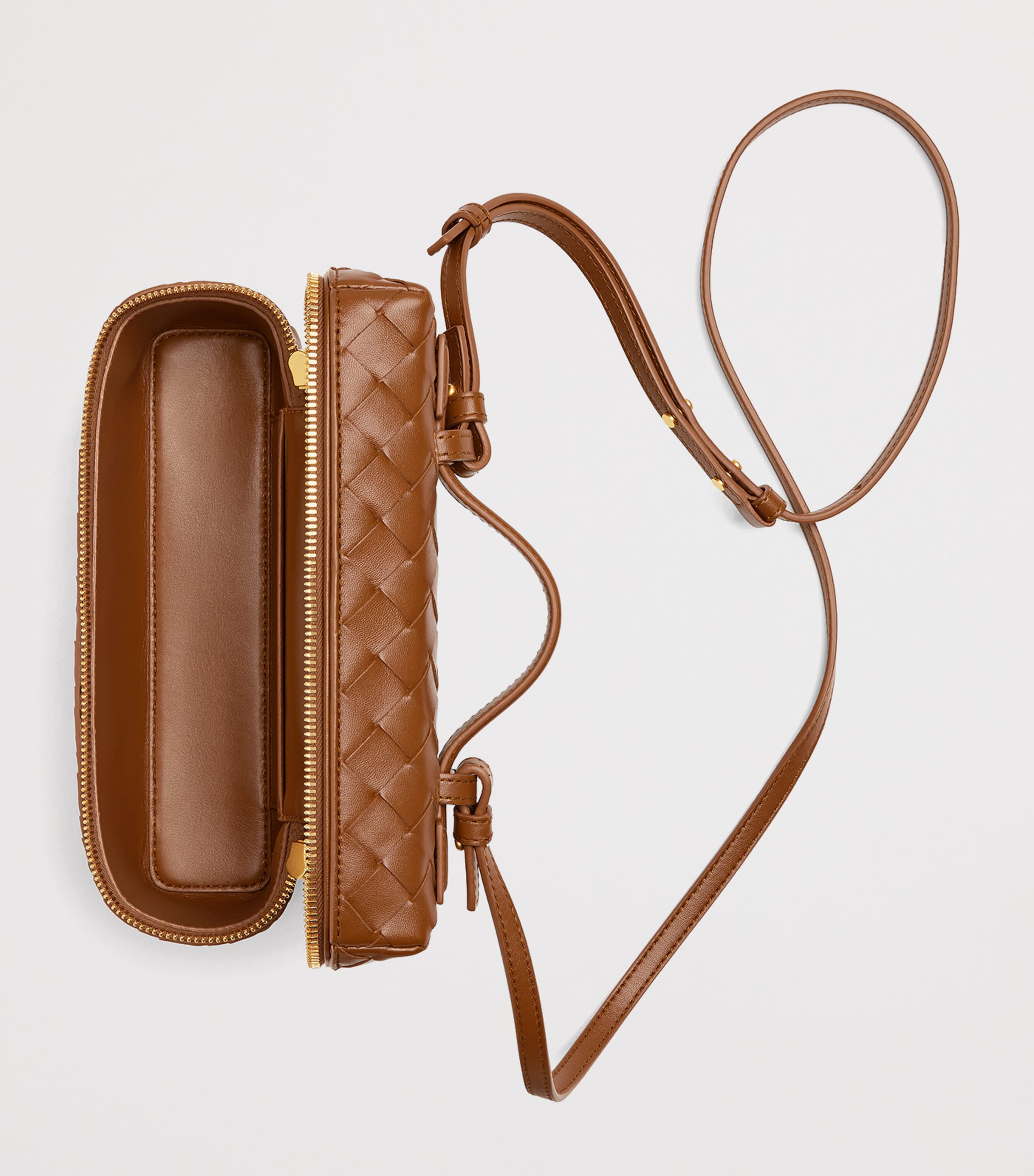 Leather Intrecciato Bang Bang Vanity Case Bag 2588 Image 3