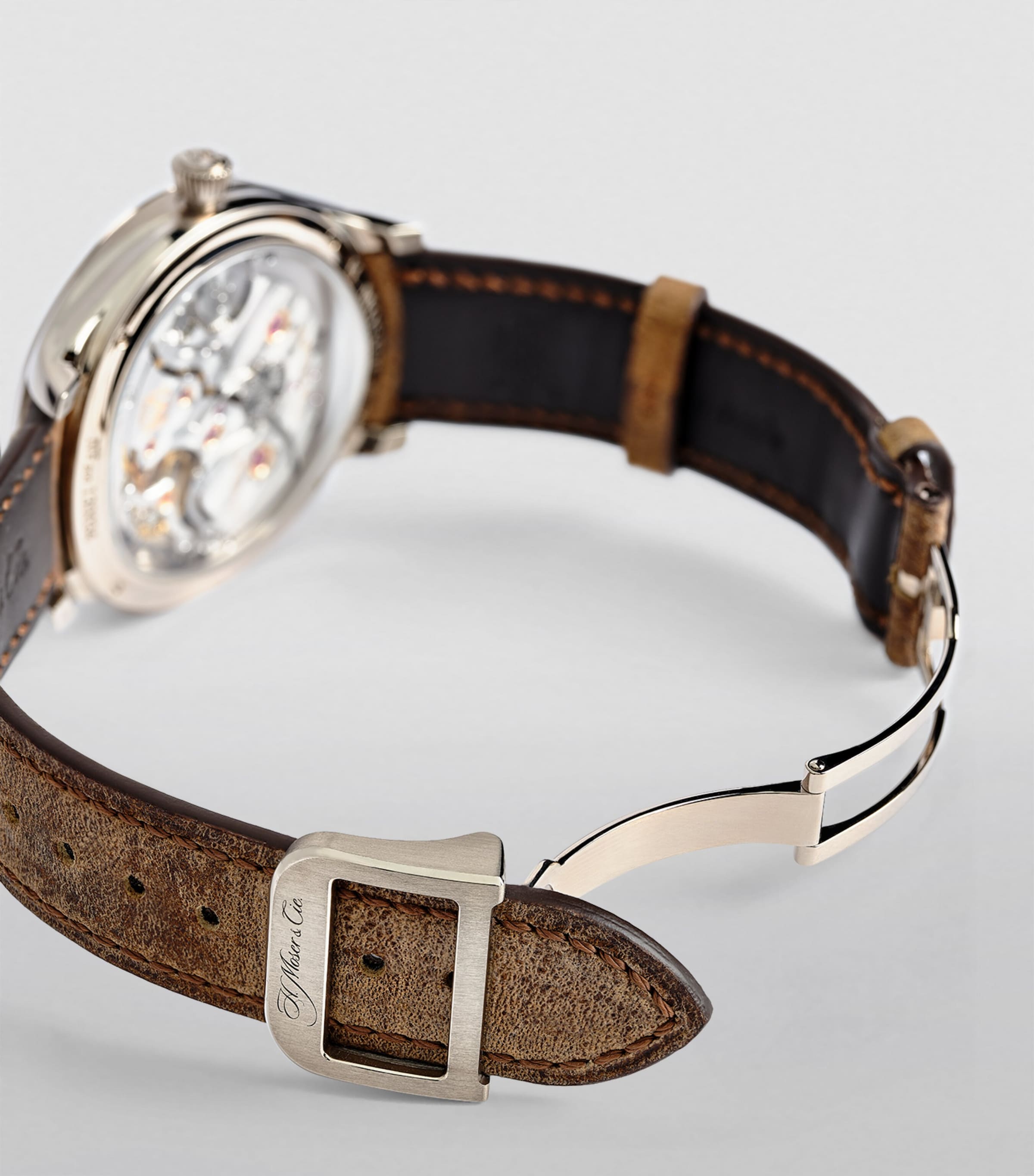 White Gold Endeavour Watch 42mm BLUE Image 6