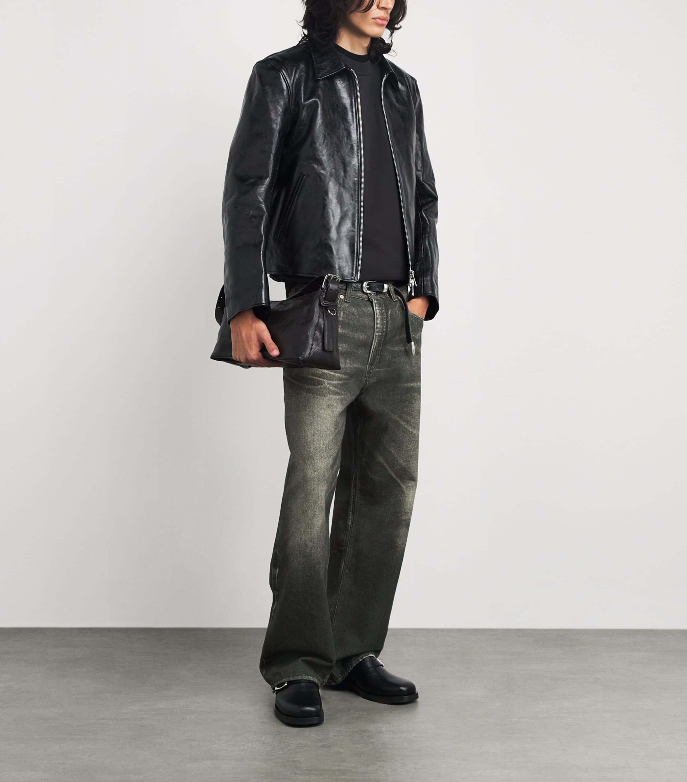 Cotton Arm-Pocket Sweatshirt V0029 Image 2