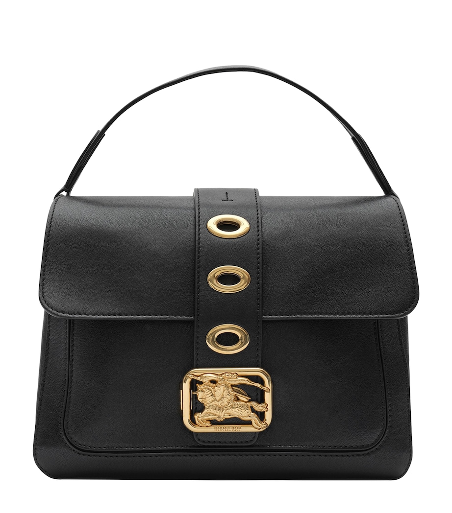 Burberry Small Leather Rider Bag Black Image 1