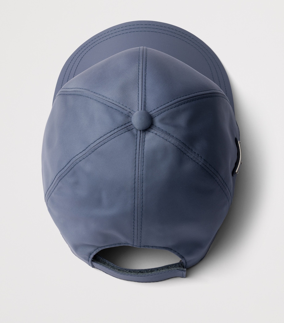 Prada Re-Nylon Baseball Cap Blue Image 2