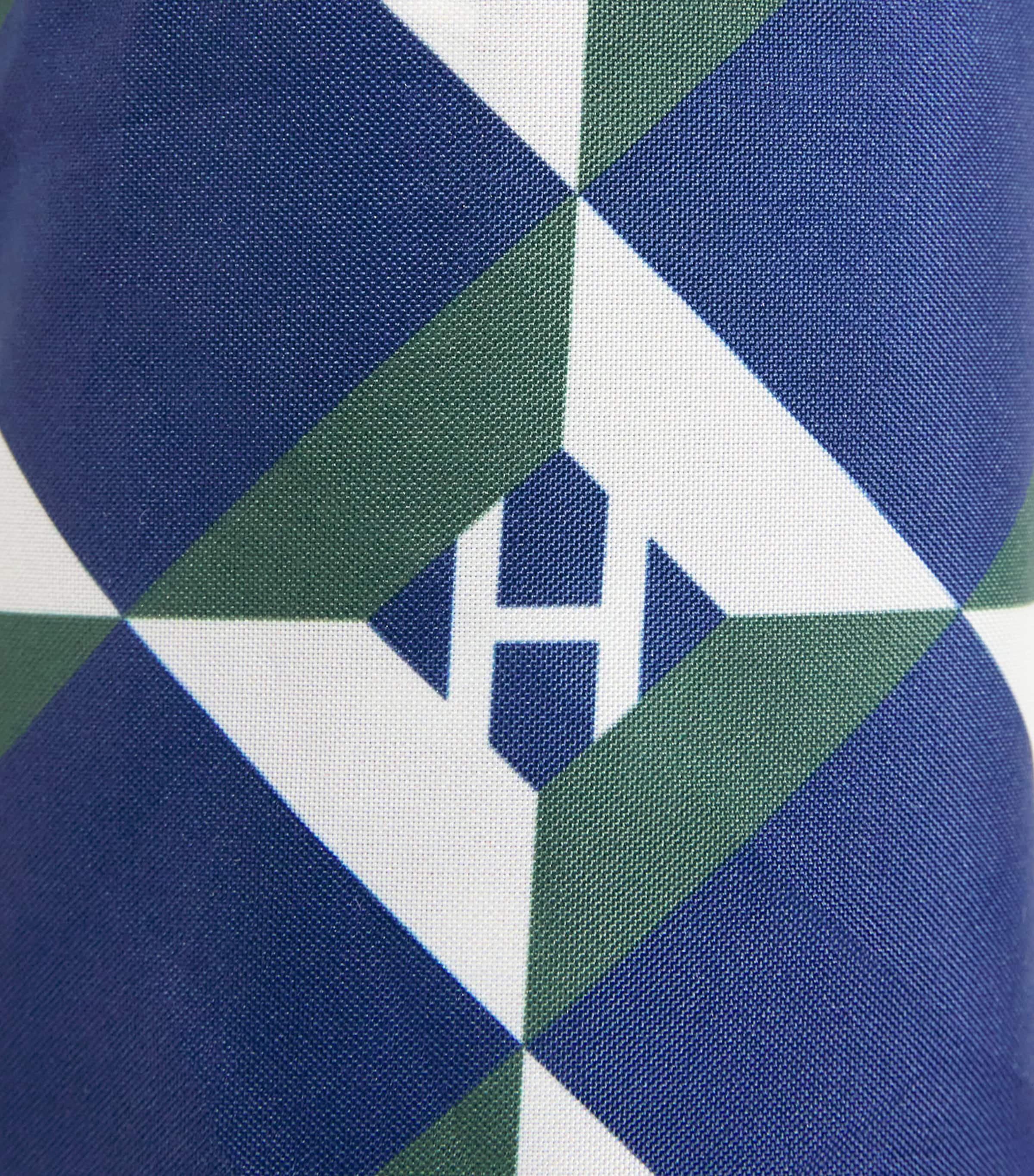 Harrods Geo Clash Umbrella Black Image 3
